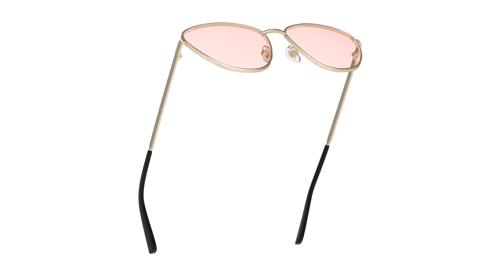 Bottom_Up Gucci Blue & Beyond GG 0803S (005) Sunglasses Pink / Gold