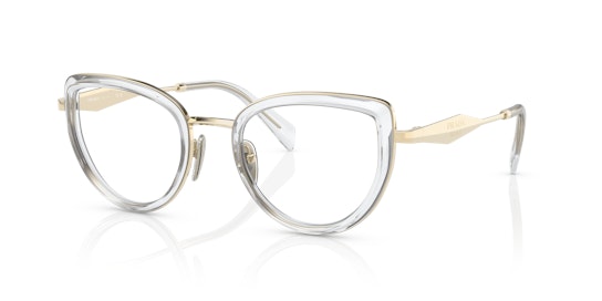 Prada PR 54ZV Glasses Transparent / Transparent, Clear