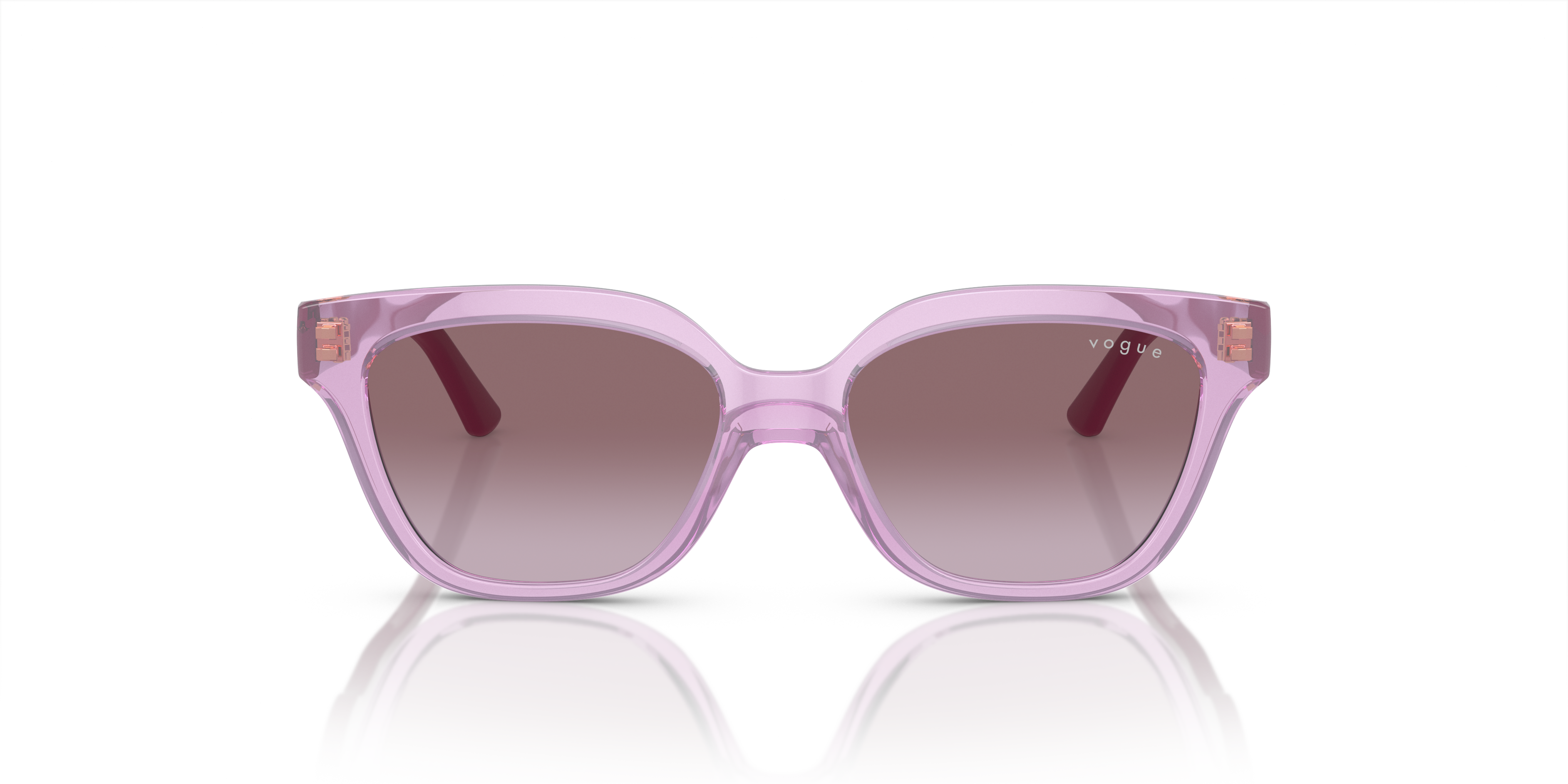 Front Vogue VJ 2021 (27808H) Glasses Purple / Transparent, Pink