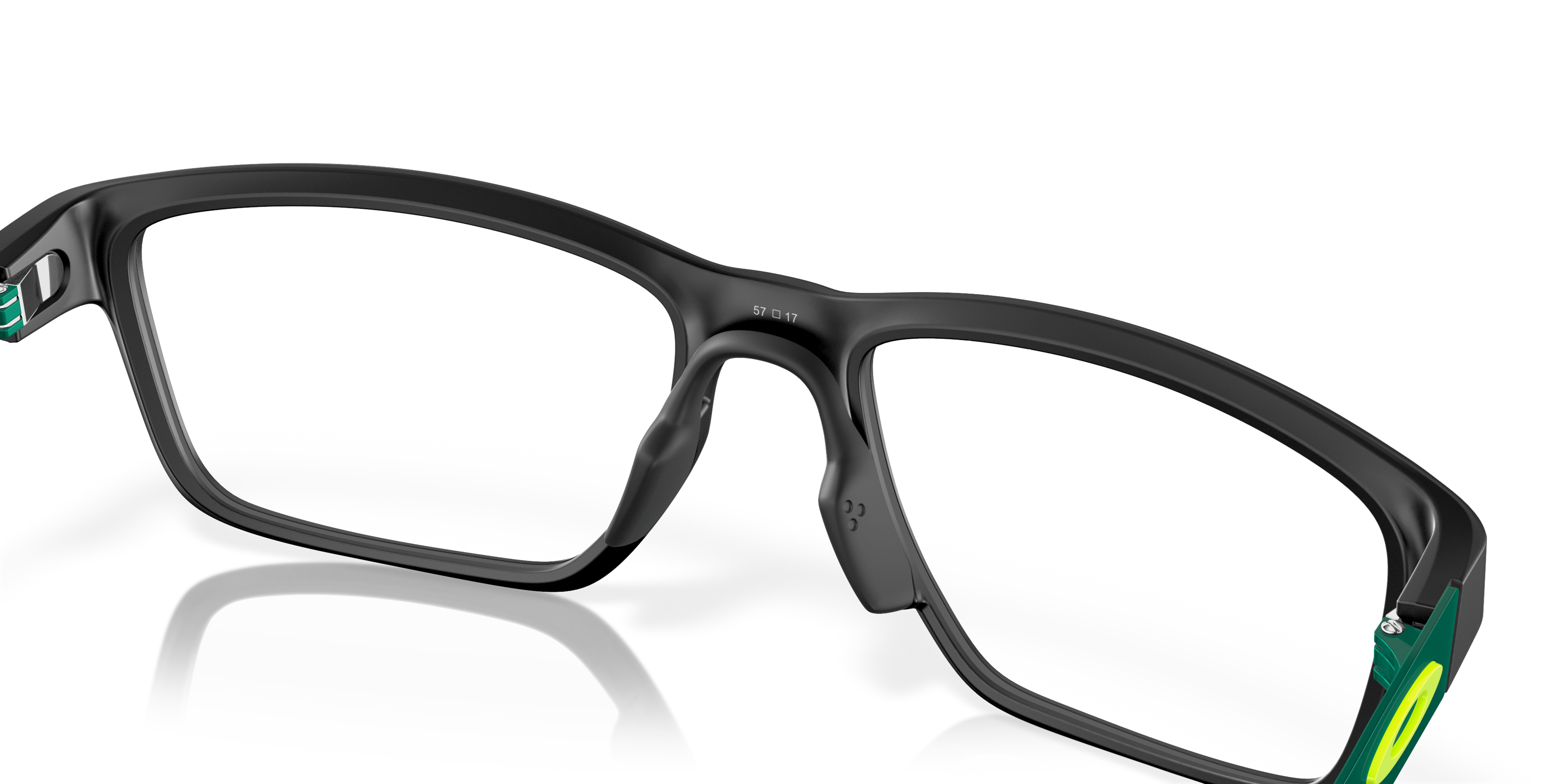 Detail03 Oakley Metalink OX 8153 Glasses Transparent / Grey
