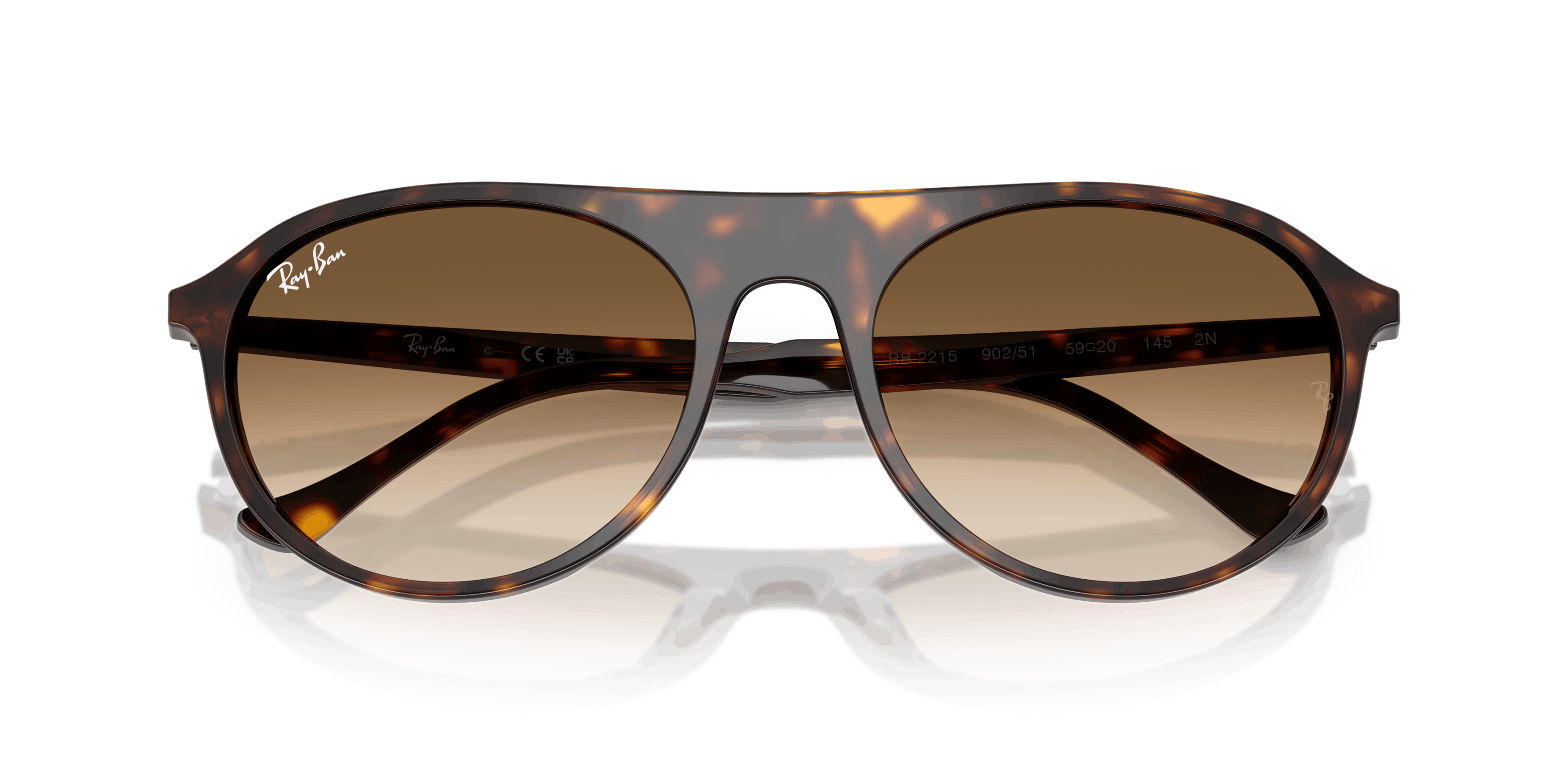 Folded, Ray-Ban RB2215 902/51