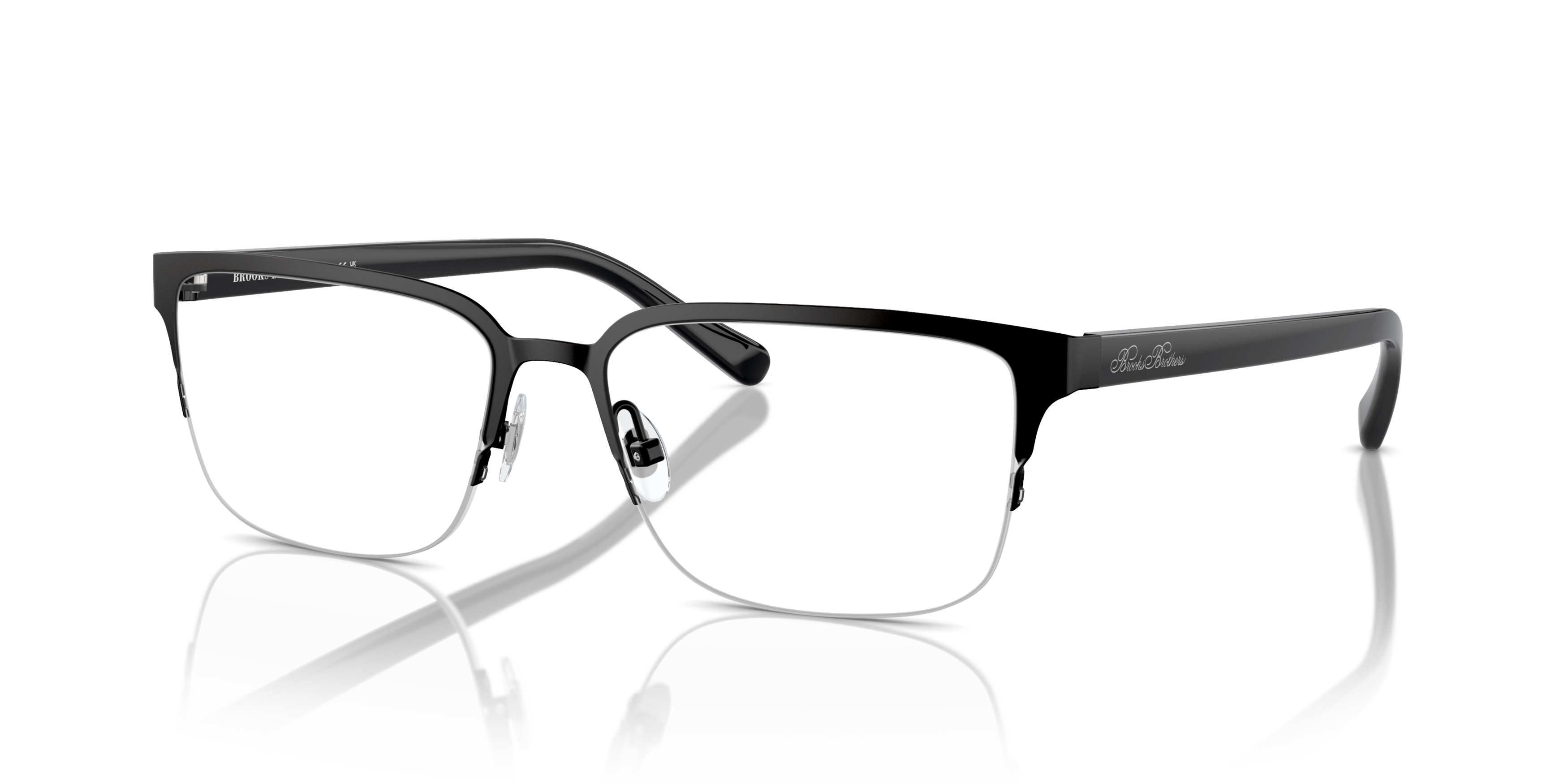 Angle_Left01 Brooks Brothers BB 1113T Glasses Transparent / Black