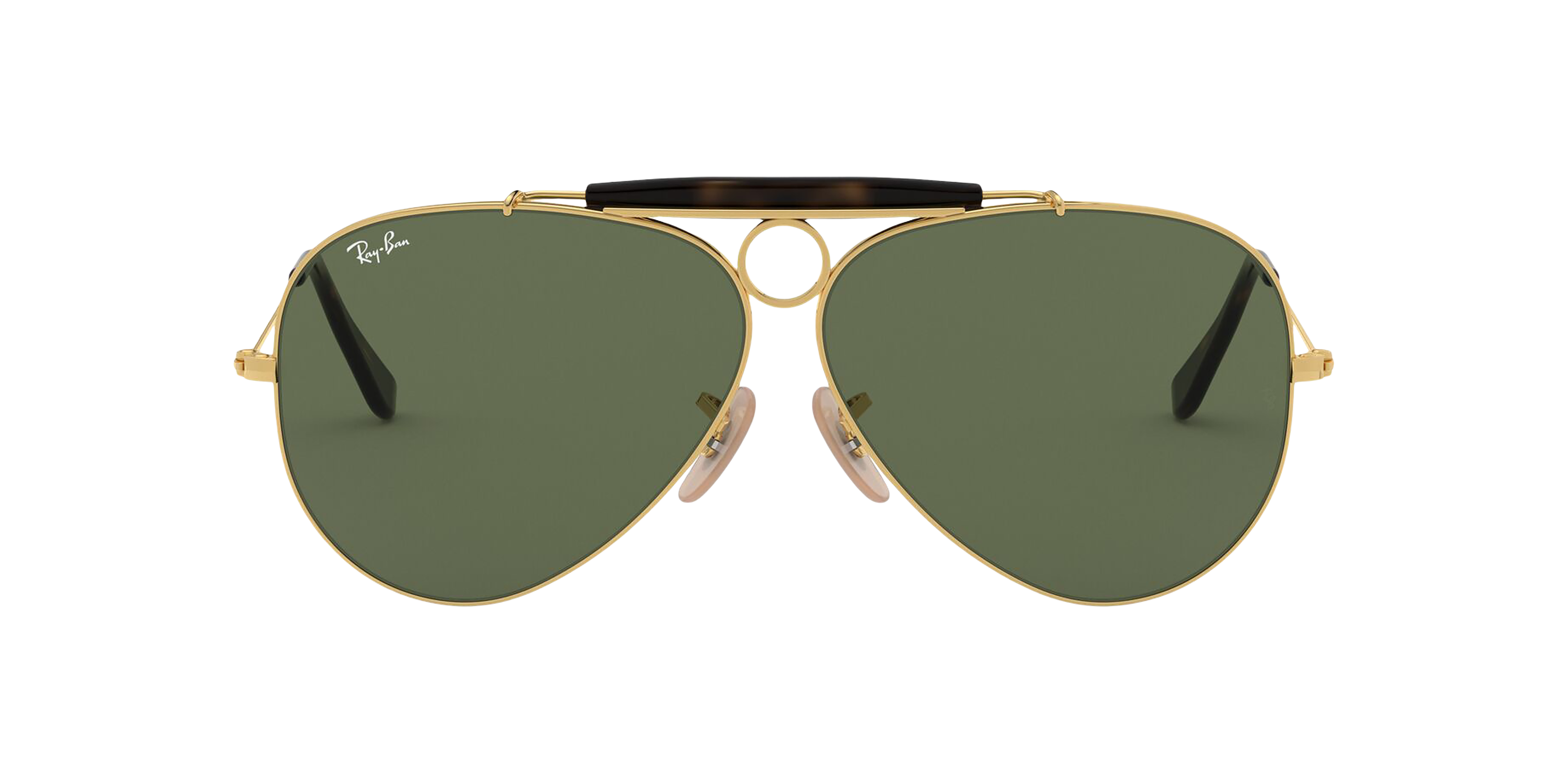 Front Ray-Ban Shooter RB3138 181 Groen / Goud