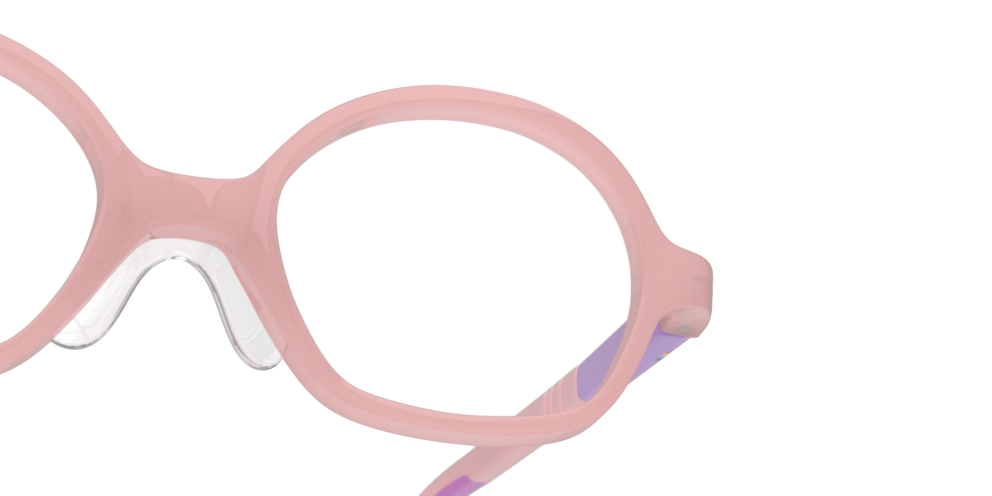 Detail01 Vision Express POO03 Children's Glasses Transparent / Pink