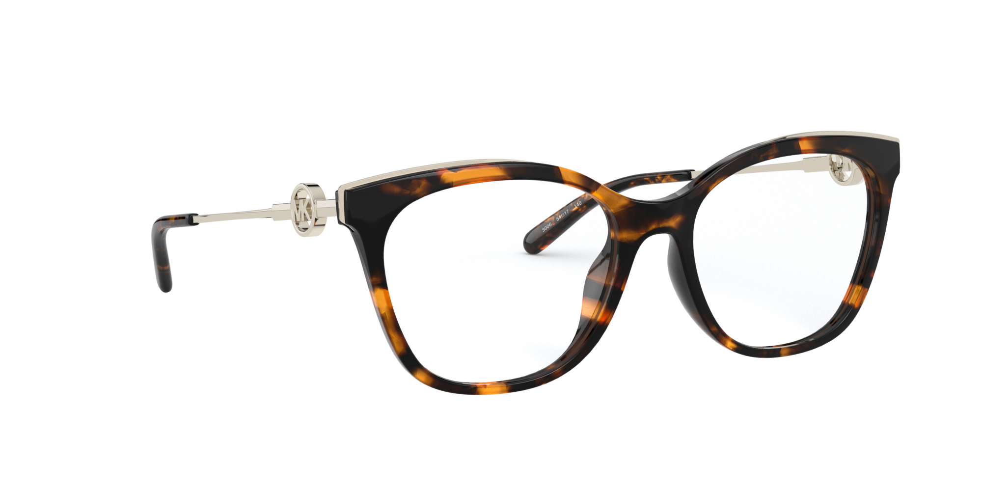 Angle_Right01 Michael Kors MK 4076U (3006) Glasses Transparent / Tortoise Shell