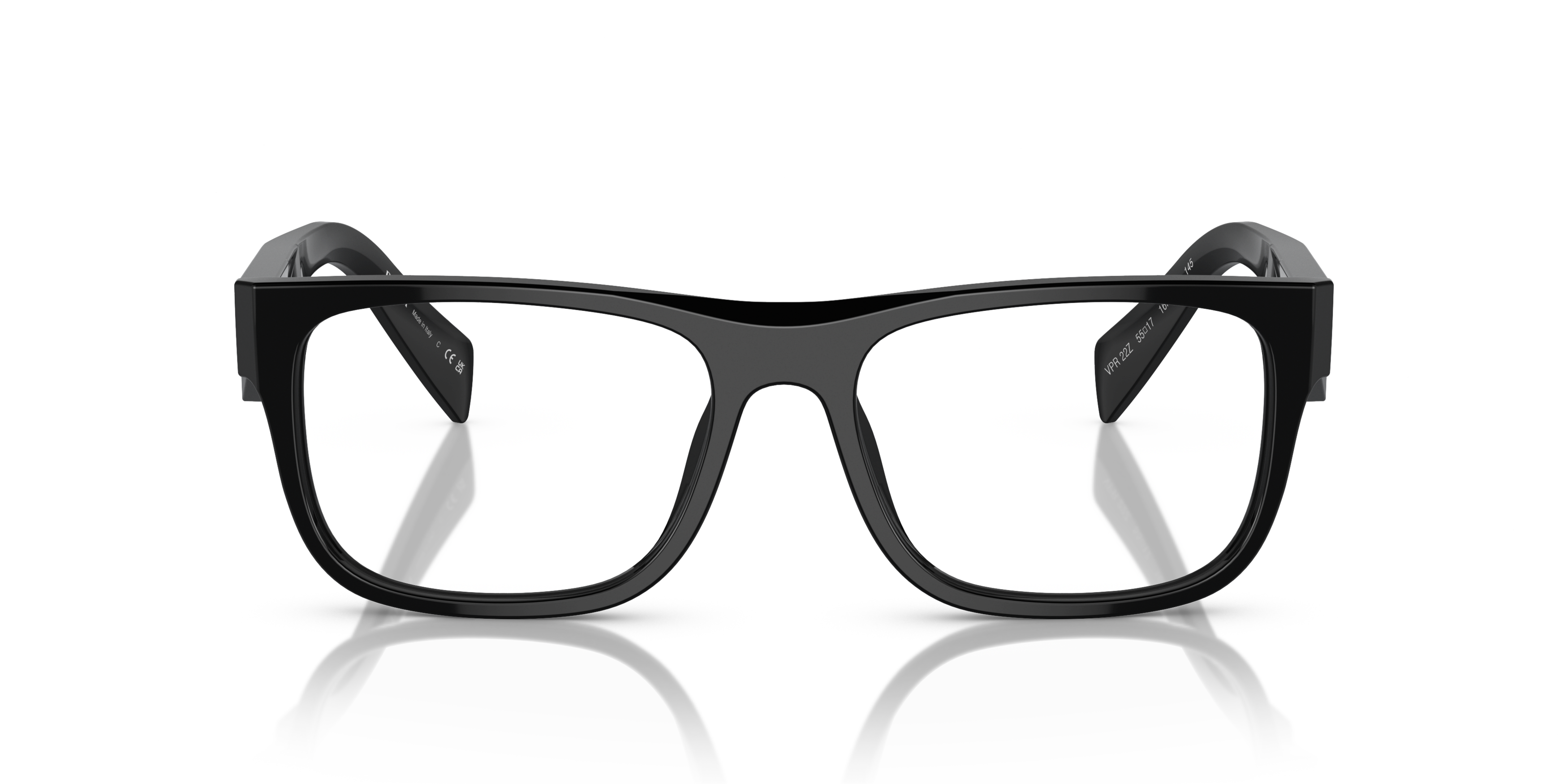 Front Prada PR 22ZV (16K1O1) Glasses Transparent / Black