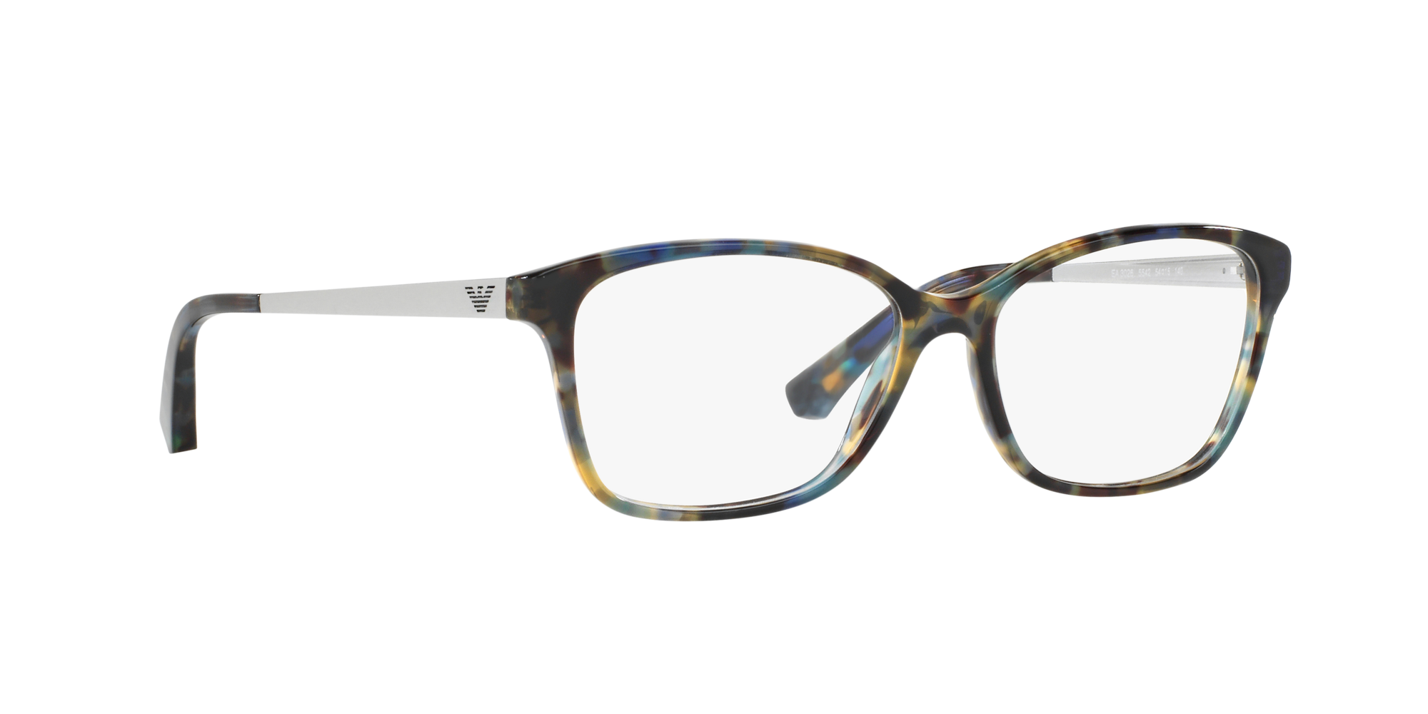 Angle_Right01 Emporio Armani EA 3026 Glasses Transparent / Tortoise Shell