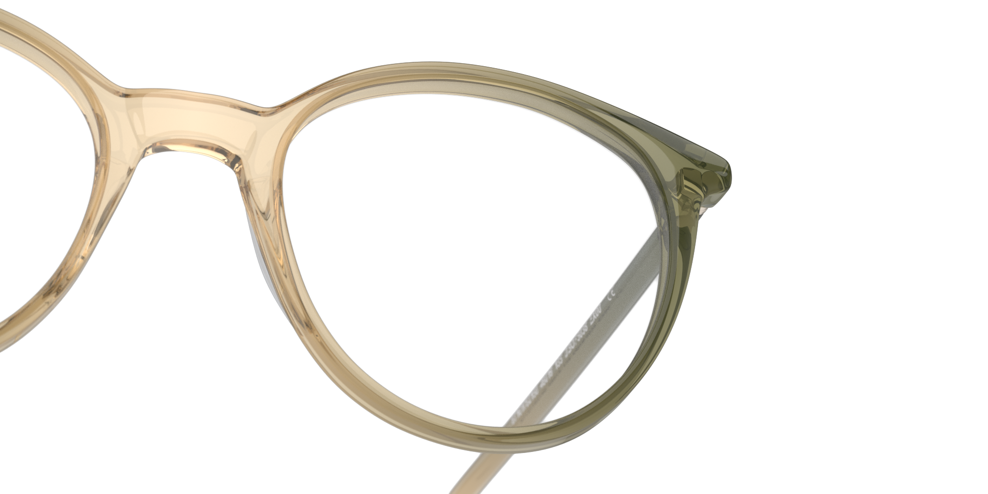 Detail01 DbyD DB OF5038 Glasses Transparent / Green
