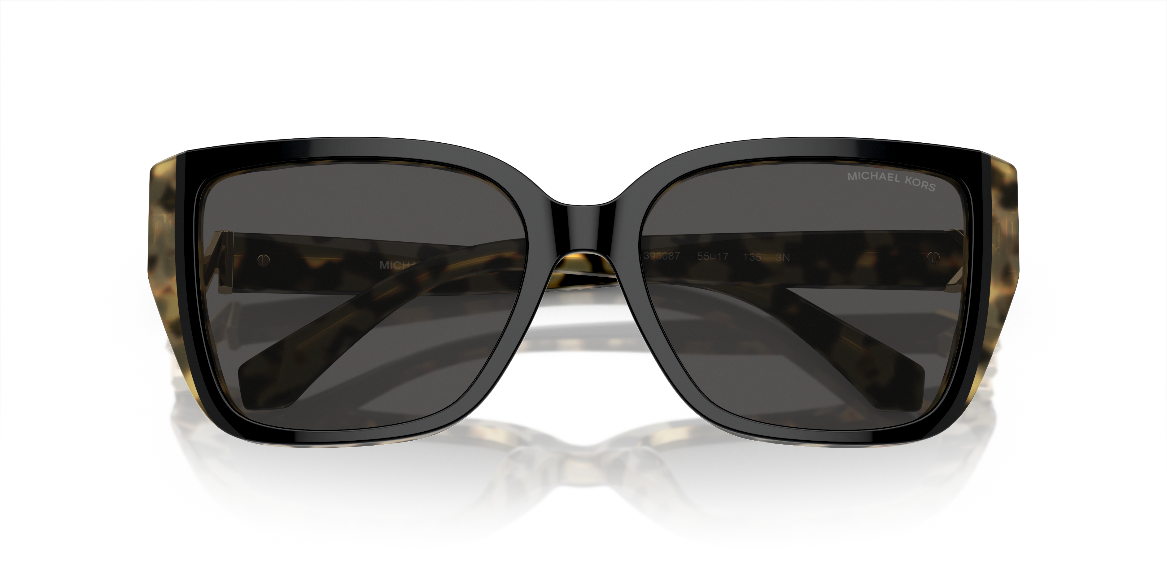 Folded Michael Kors MK 2199 (395087) Sunglasses Grey / Havana