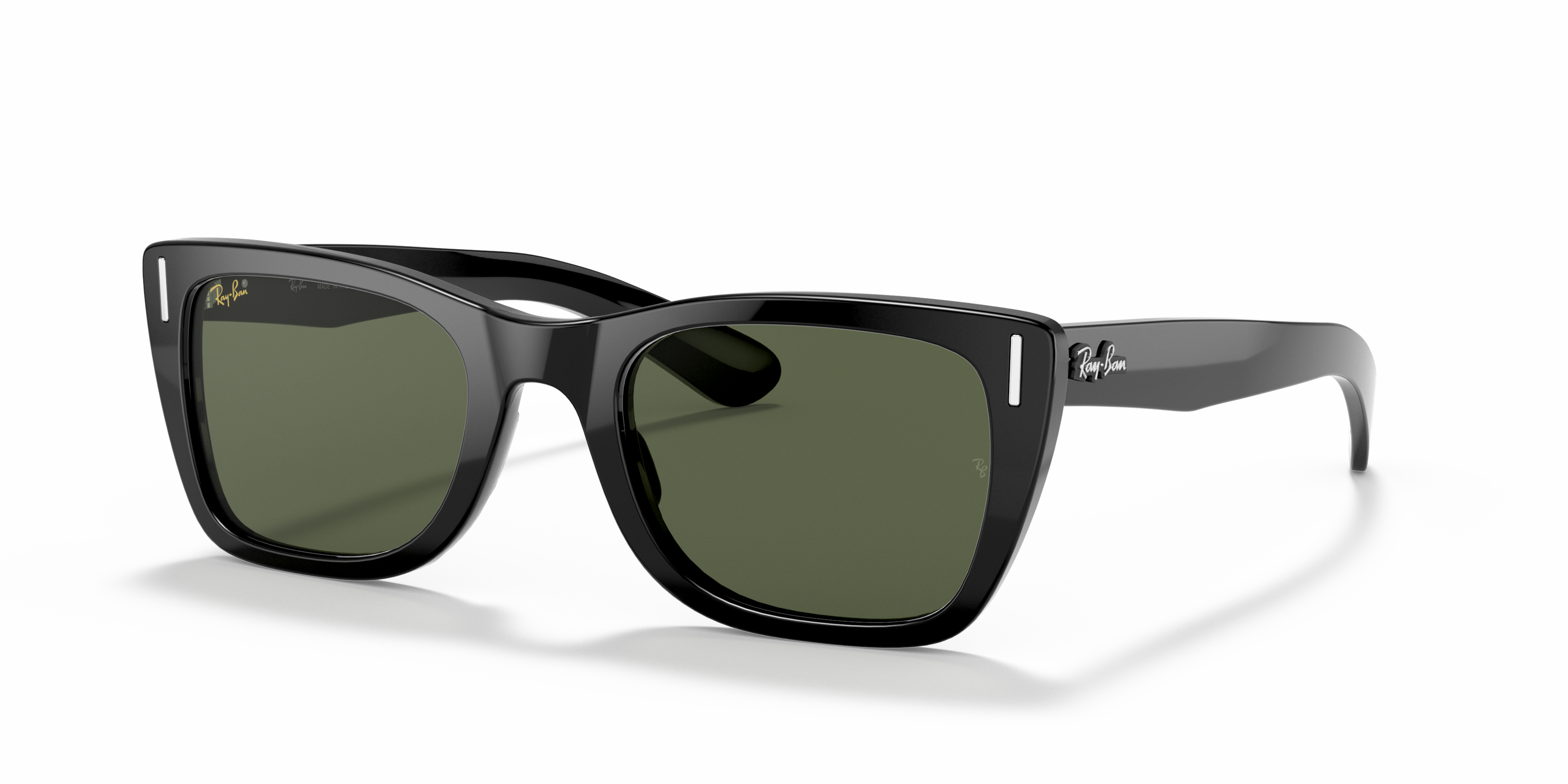 Angle_Left01 Ray-Ban Caribbean Legend RB 2248 (901/31) Sunglasses Green / Black