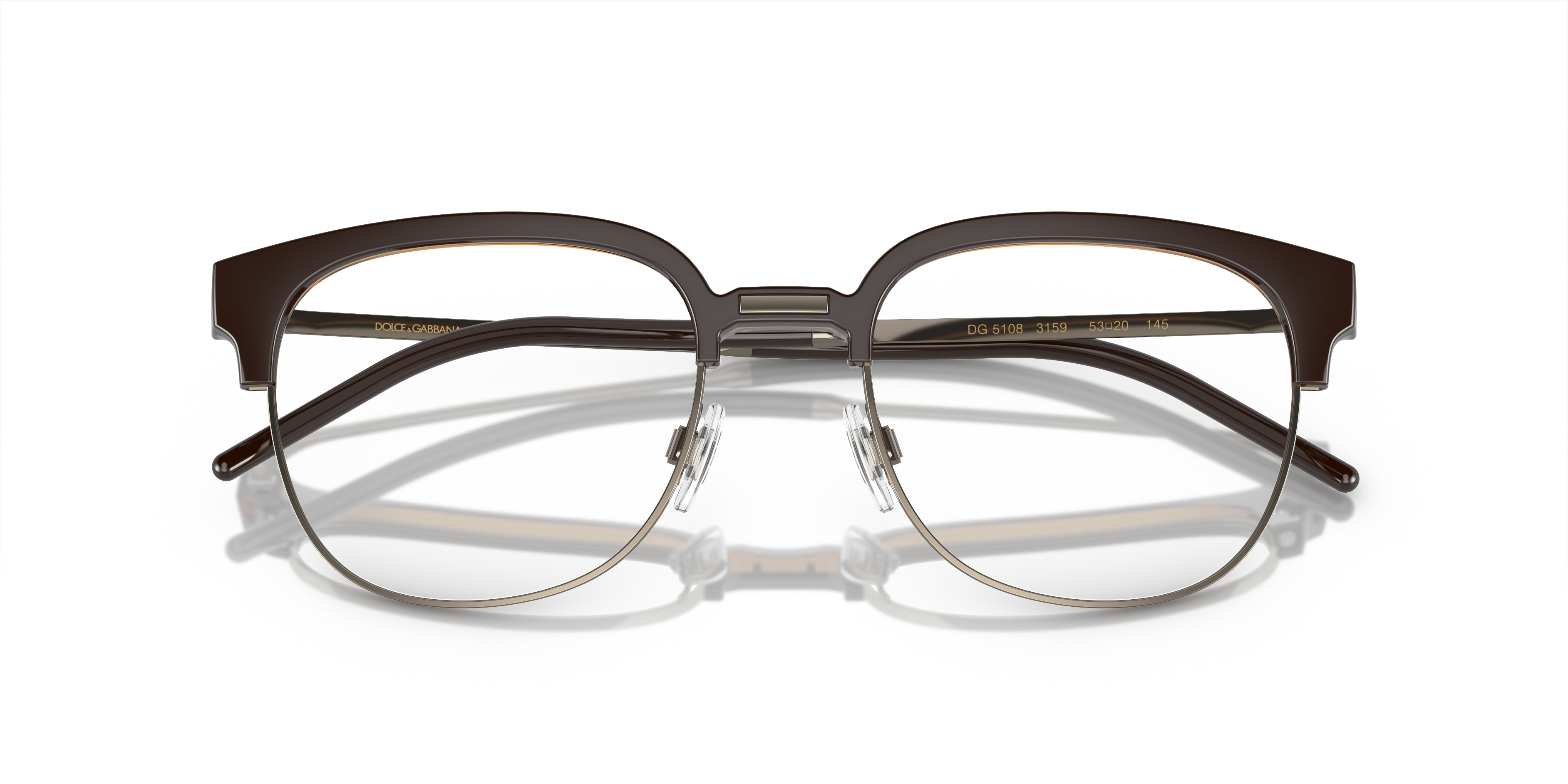Folded Dolce & Gabbana DG 5108 Glasses Transparent / Black