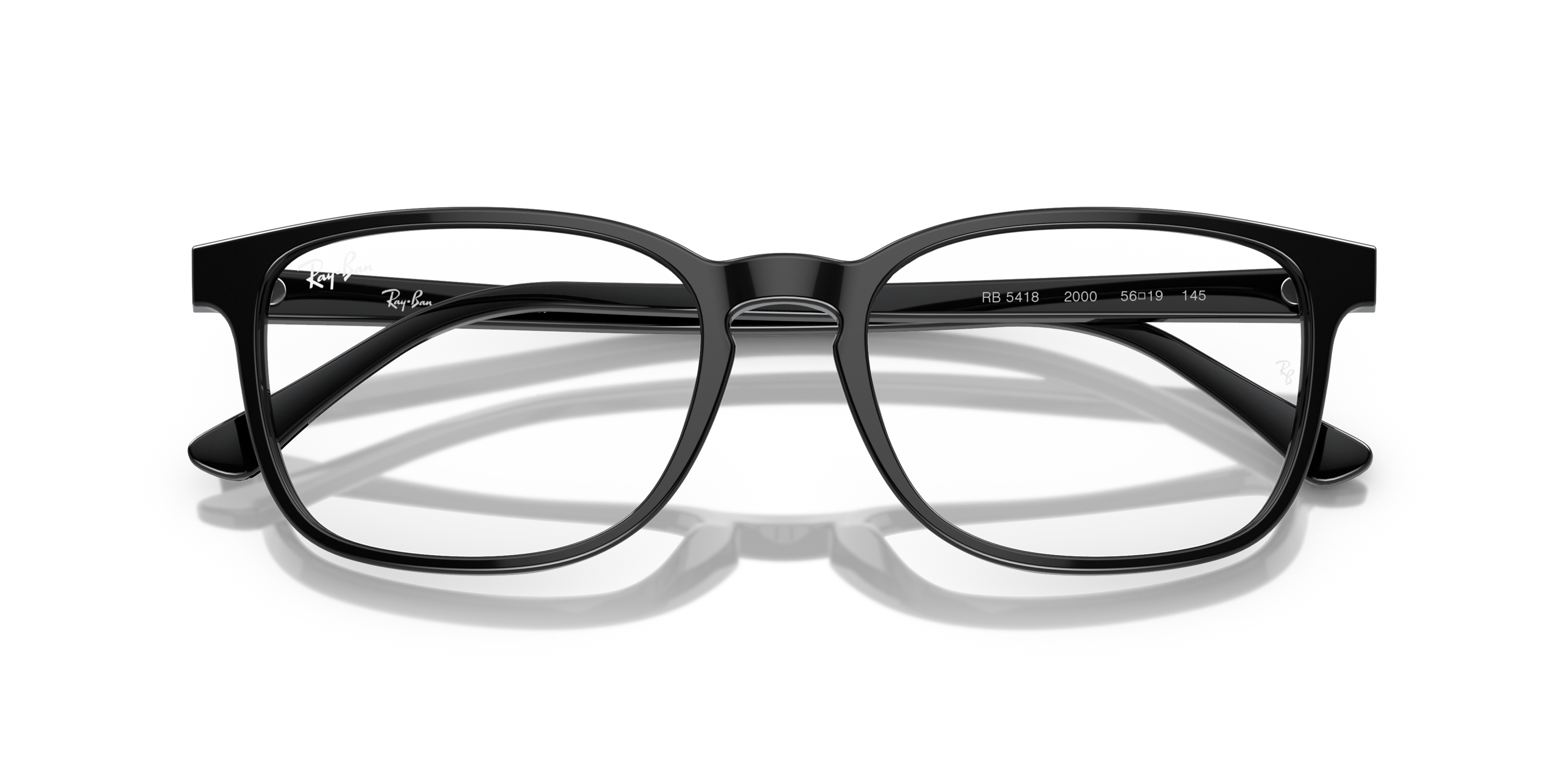 Folded Ray-Ban RX 5418 Glasses Transparent / Black