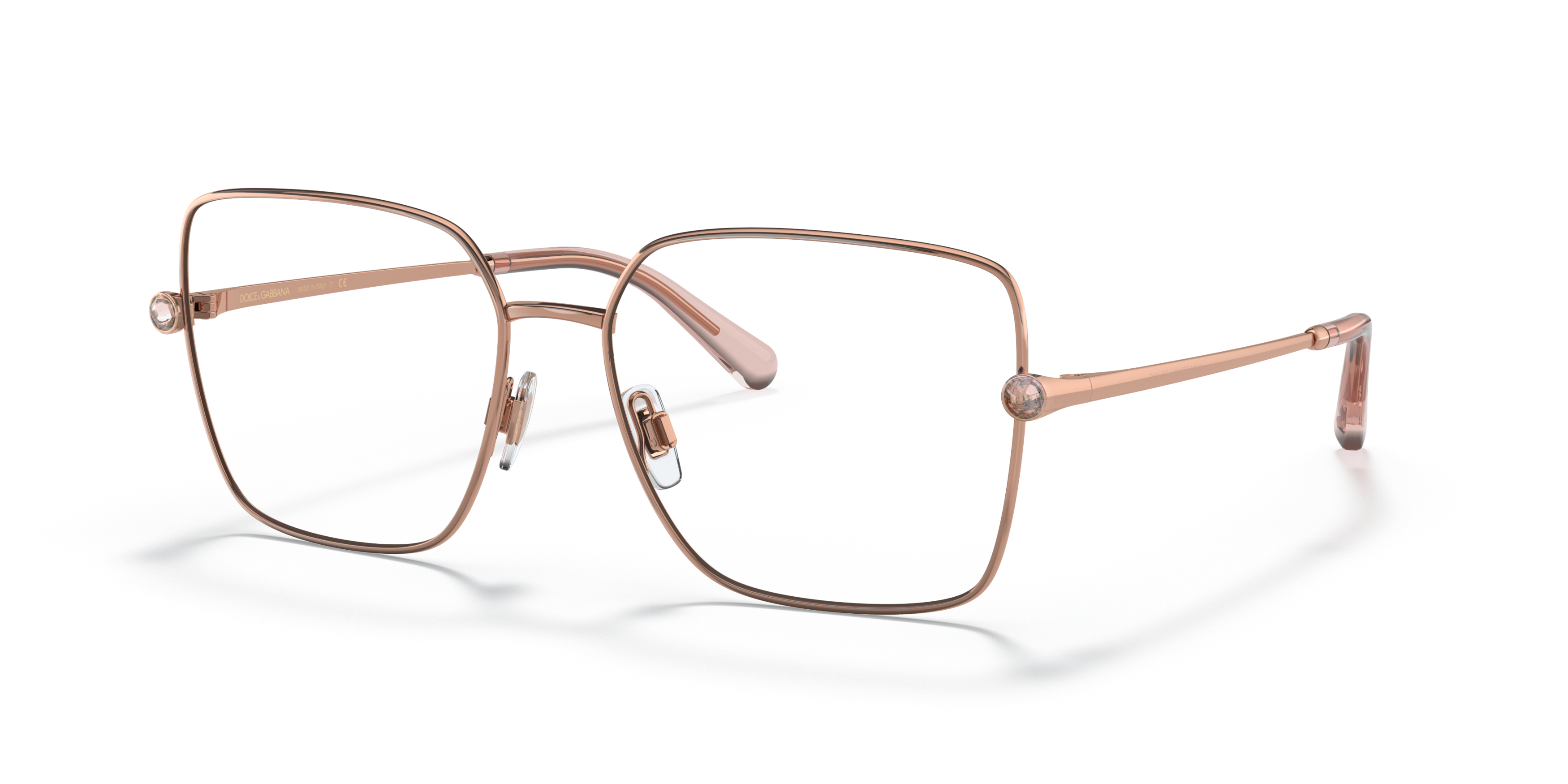 Angle_Left01 Dolce & Gabbana DG 1341B (1298) Glasses Transparent / Pink