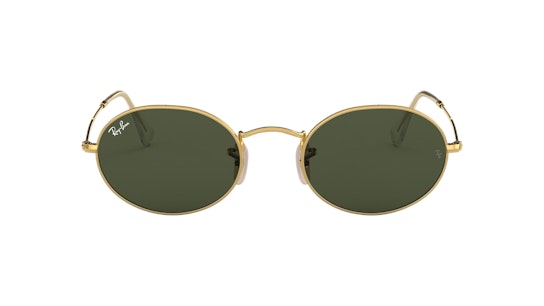 Ray-Ban Oval RB3547 001/31 Groen / Goud