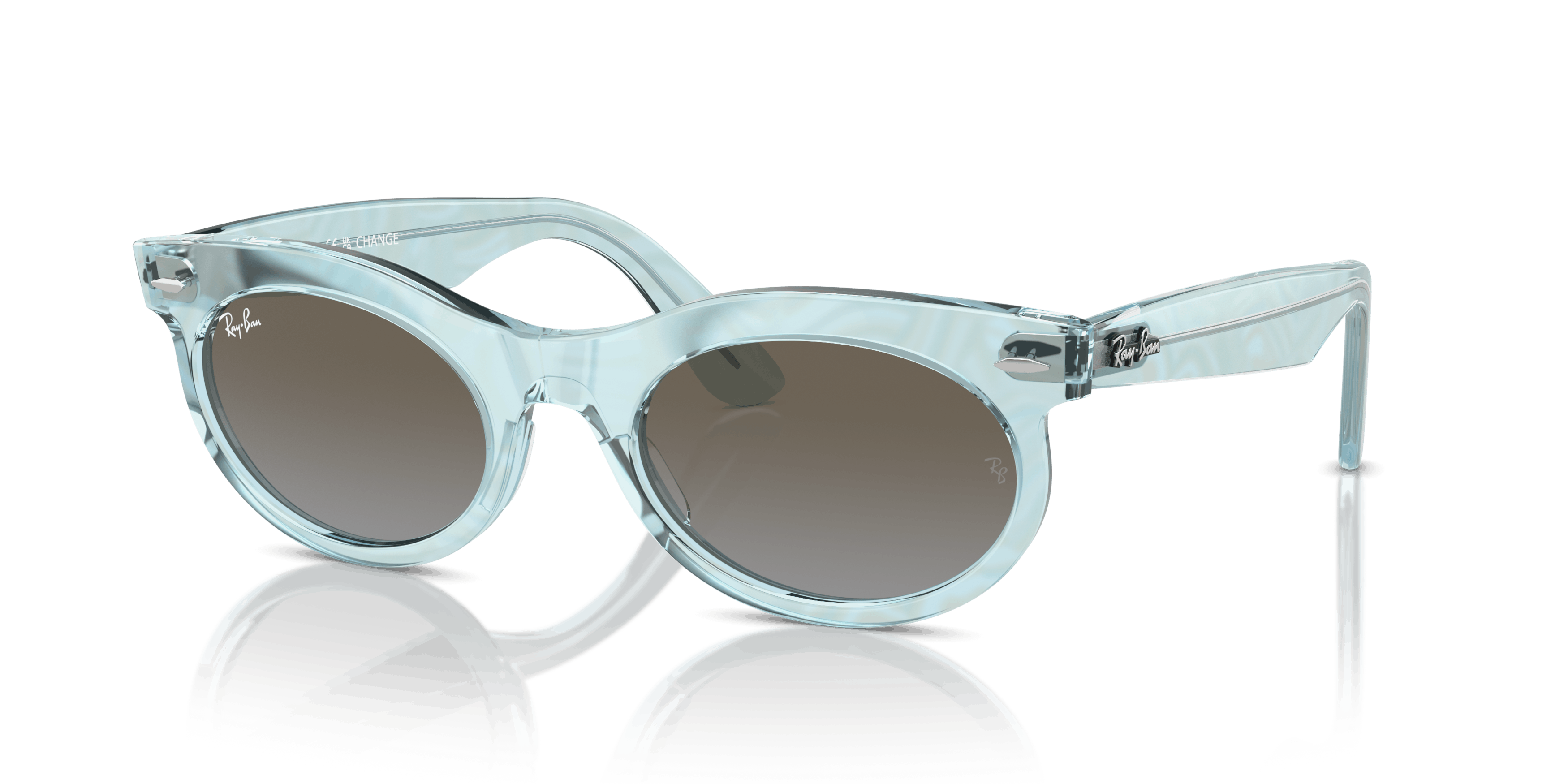 [products.image.angle_left01] Ray-Ban Wayfarer Oval Change RB2242 138596 Solglasögon