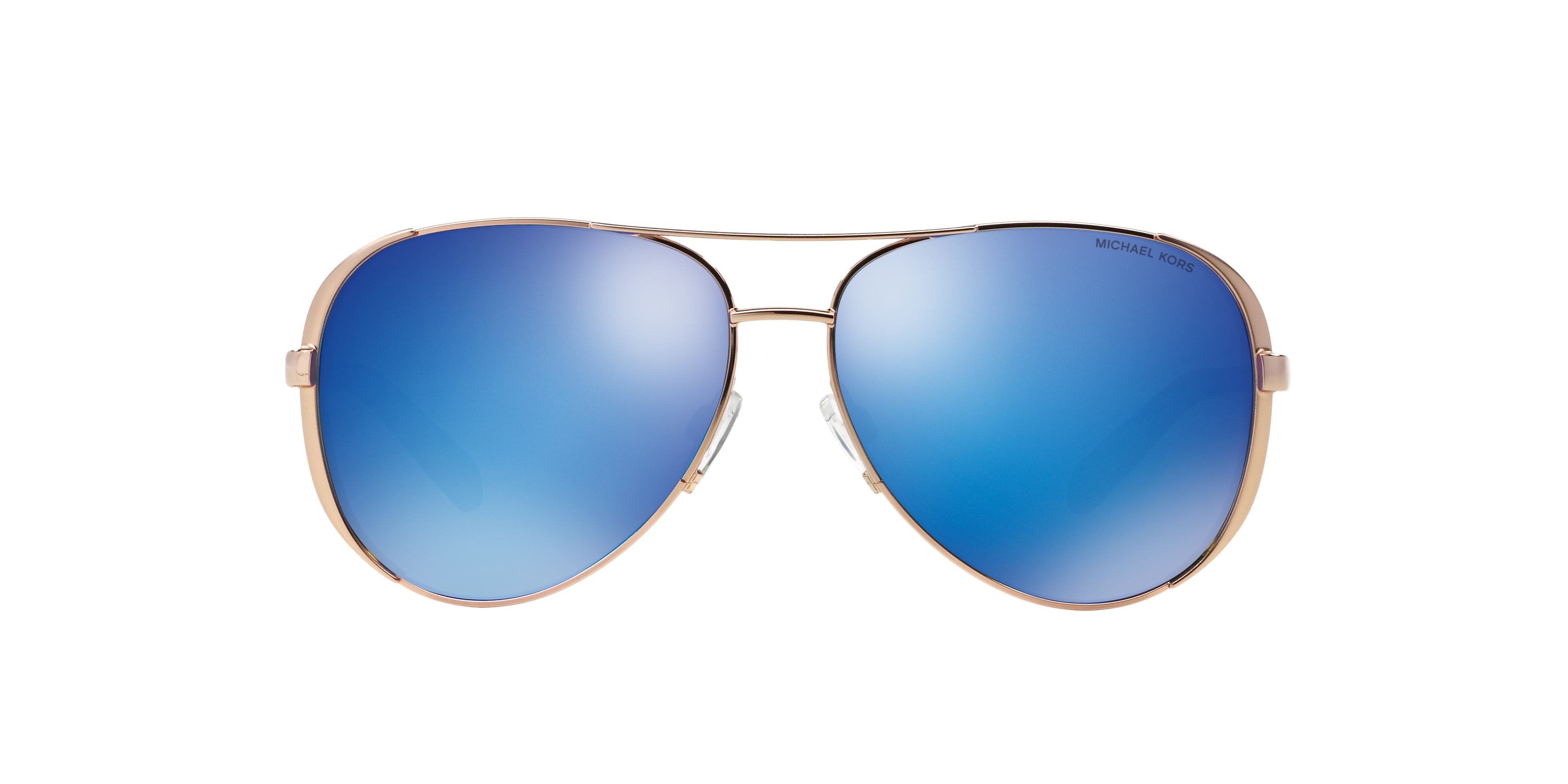 Front Michael Kors MK 5004 Sunglasses Brown / Gold