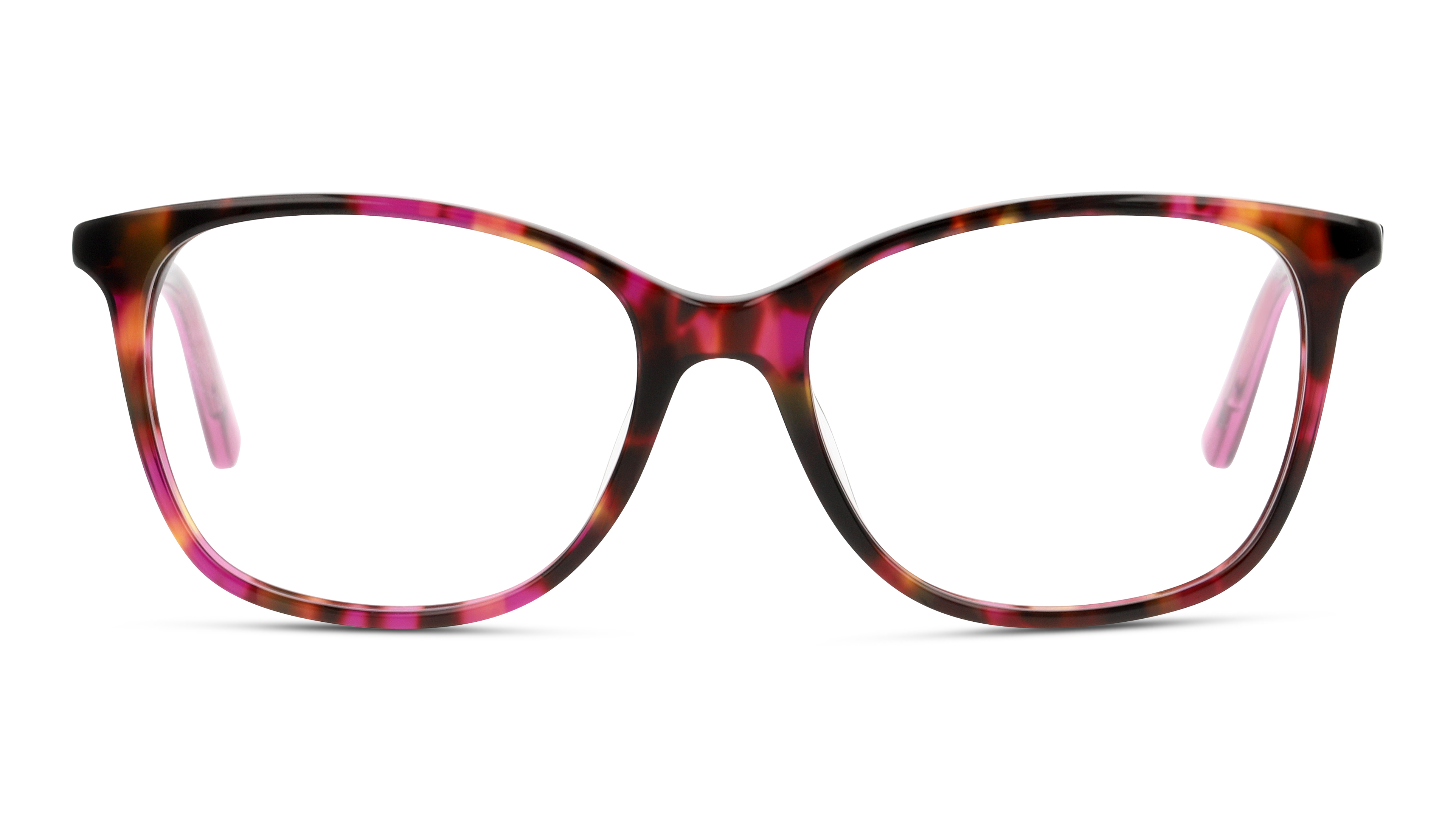 Front Unofficial Teens UN OF0035 Youth Glasses Transparent / Havana