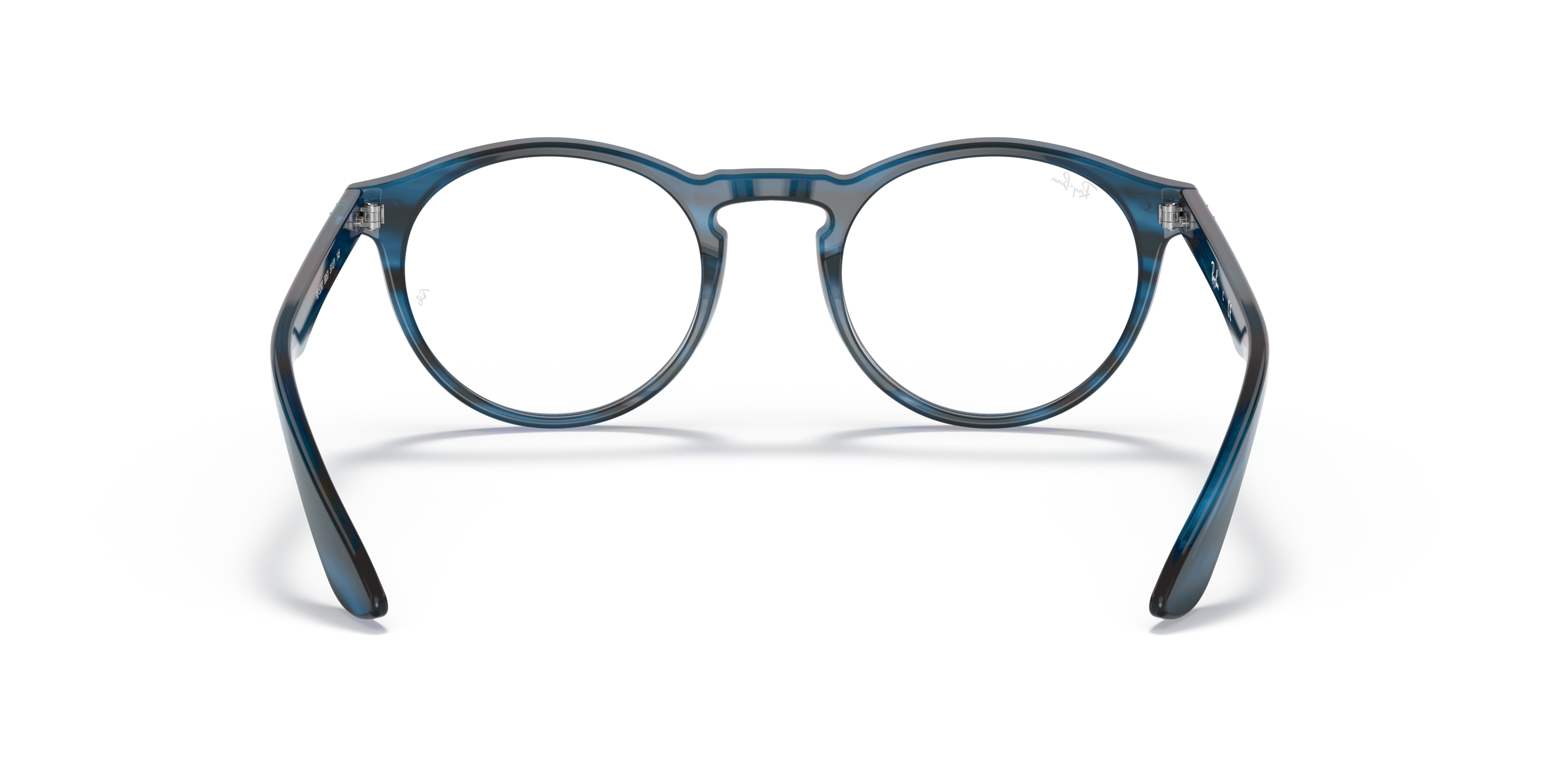 Detail02 Ray-Ban RX 5283 (8053) Glasses Transparent / Blue