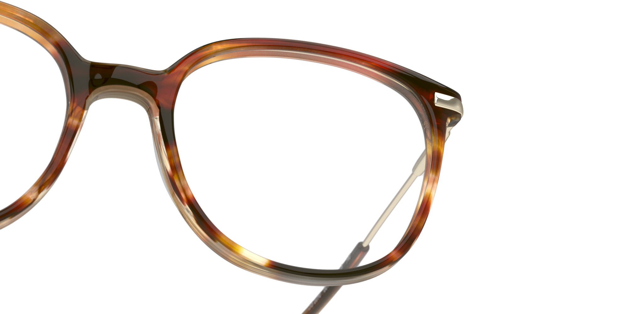Detail01 DbyD DB 2090 Glasses Transparent / Havana