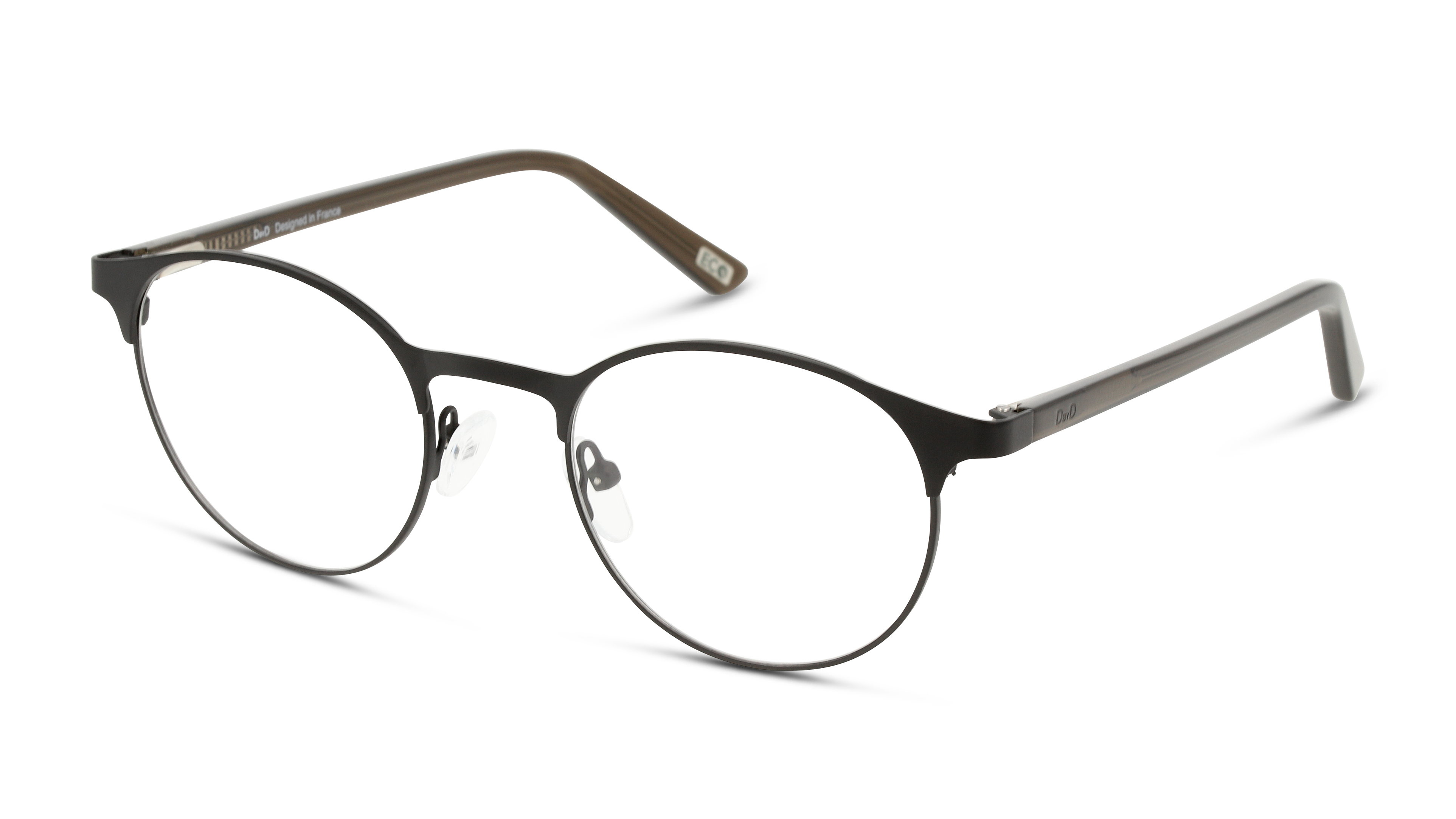 Angle_Left01 DbyD Essentials DB OM0030 Glasses Transparent / Grey