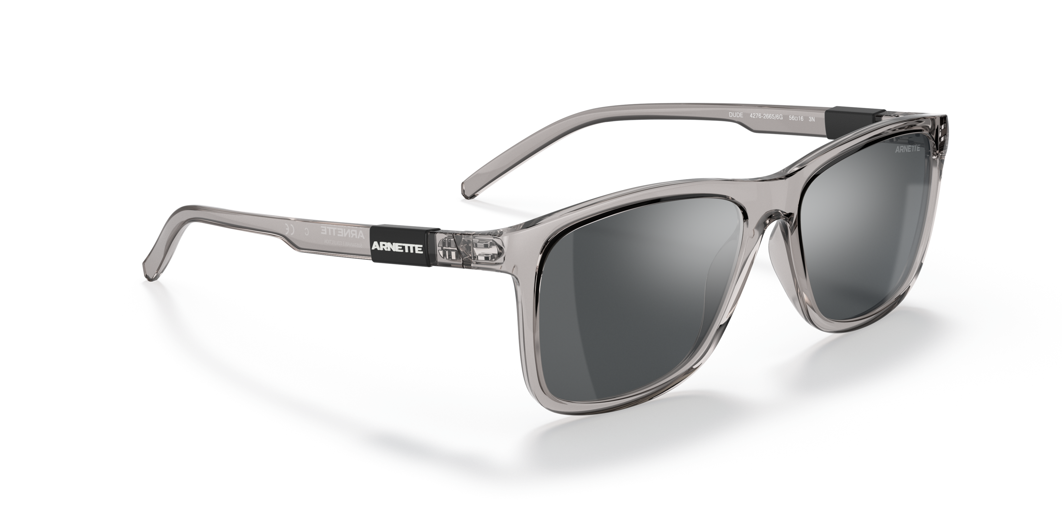 Angle_Right01 Arnette AN4276 (26656G) Sunglasses Grey / Grey