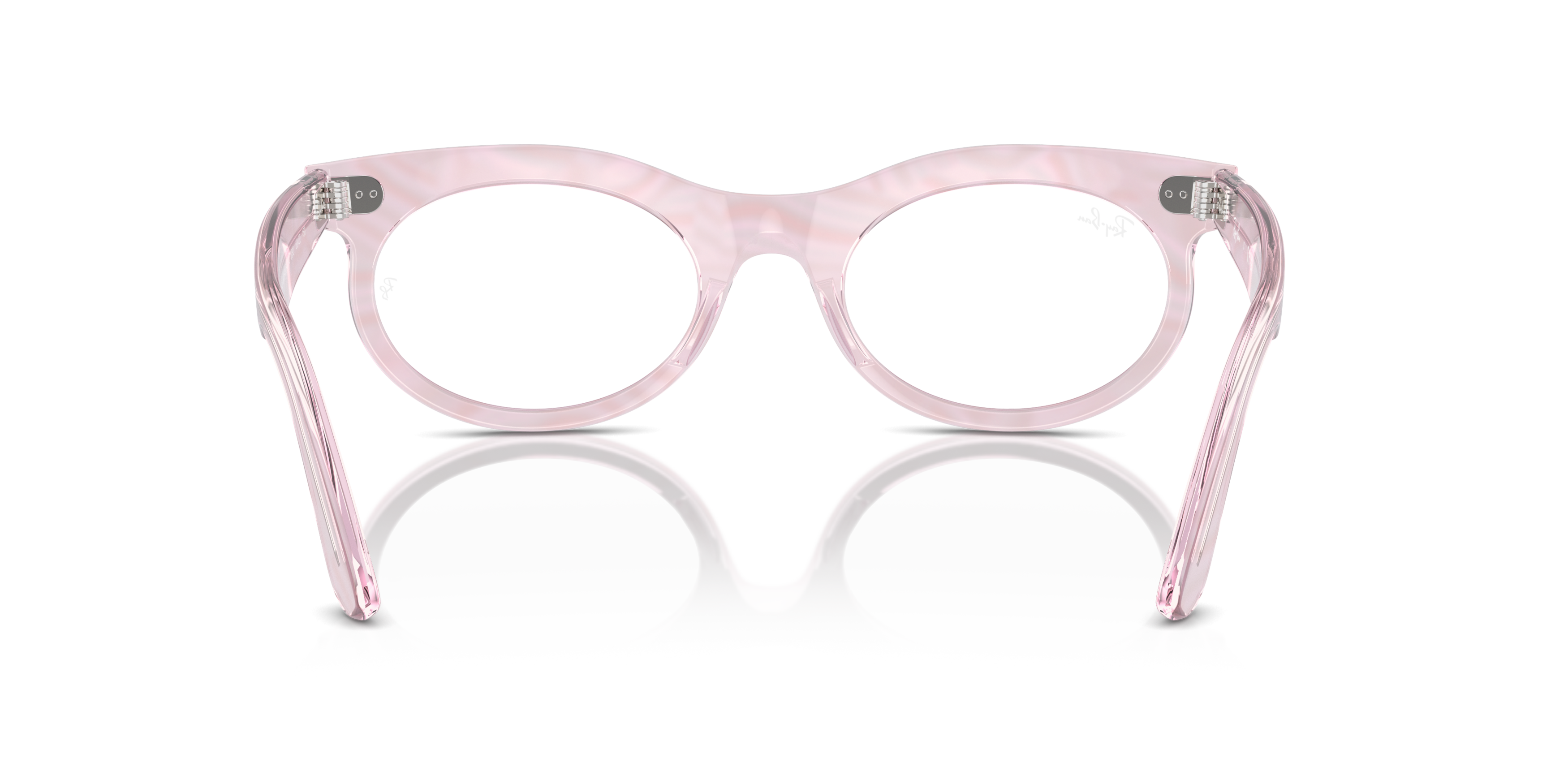 Detail02 Ray-Ban Wayfarer Oval Change RX 2242V Glasses Transparent / Photochromic, Brown