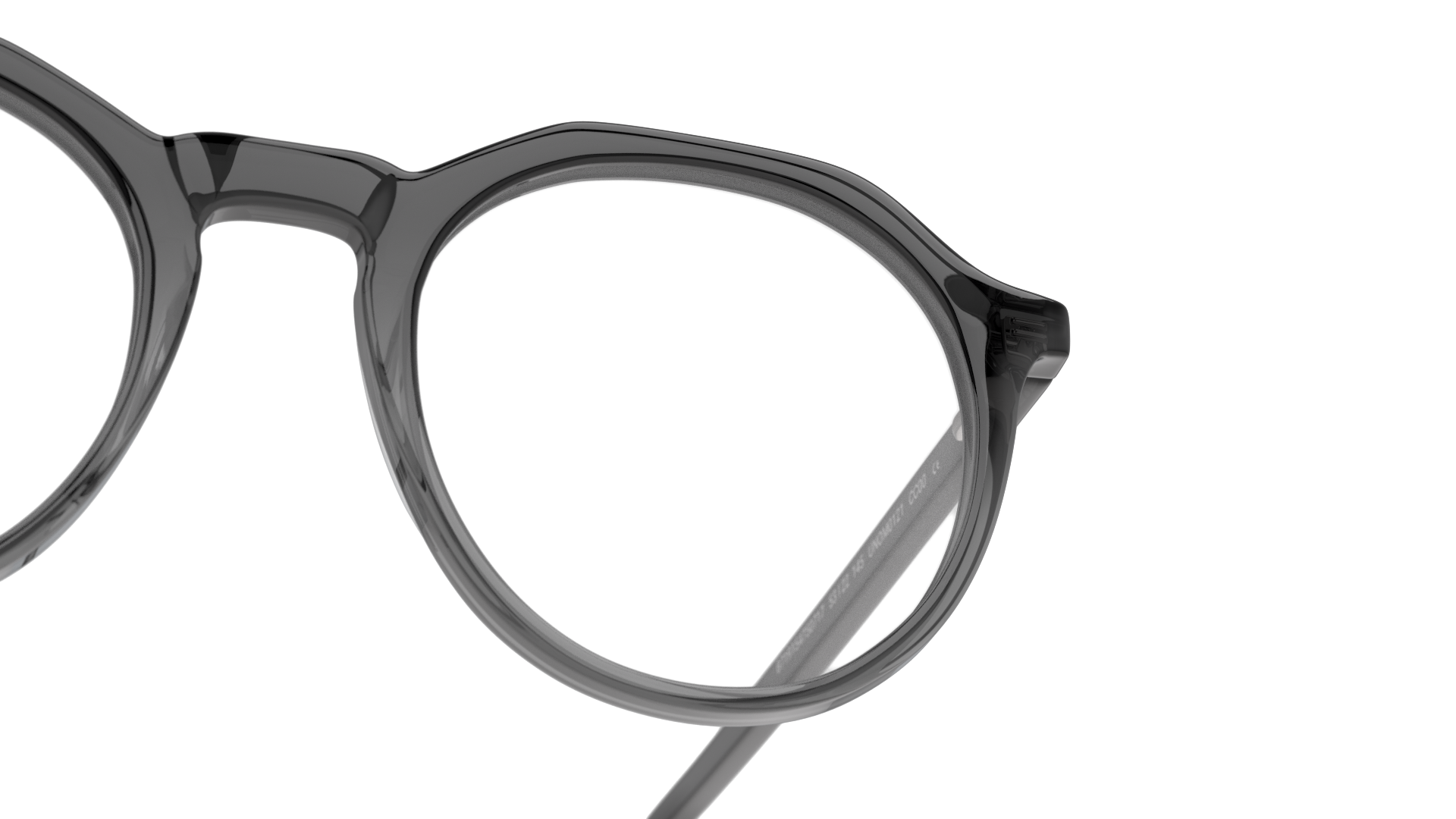 Detail01 Unofficial UNOM0123 Glasses Transparent / Grey