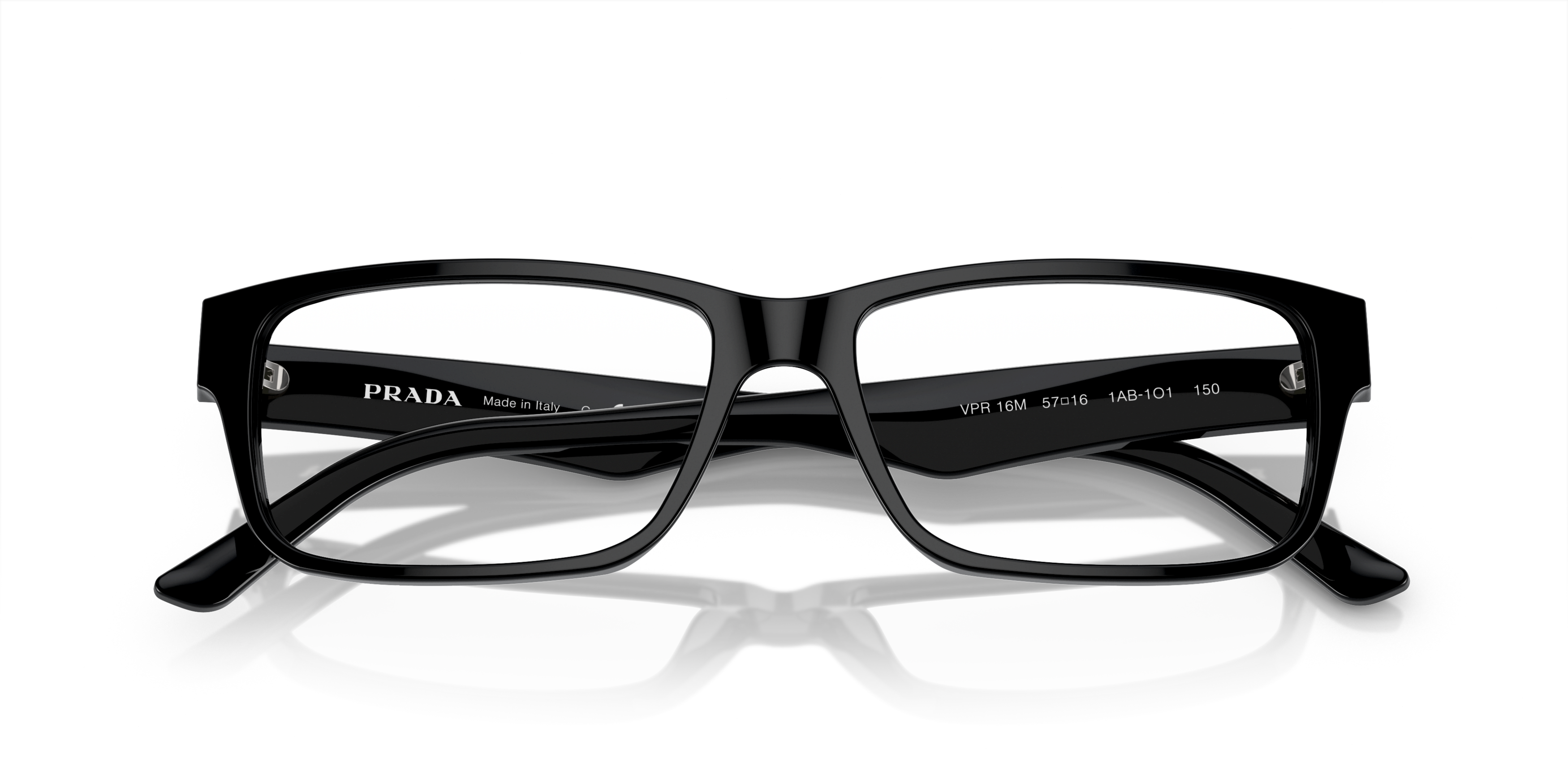 Folded Prada PR 16MV (1AB1O1) Glasses Transparent / Black