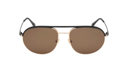Tom Ford Gio FT 772 (02H) Sunglasses Brown / Black