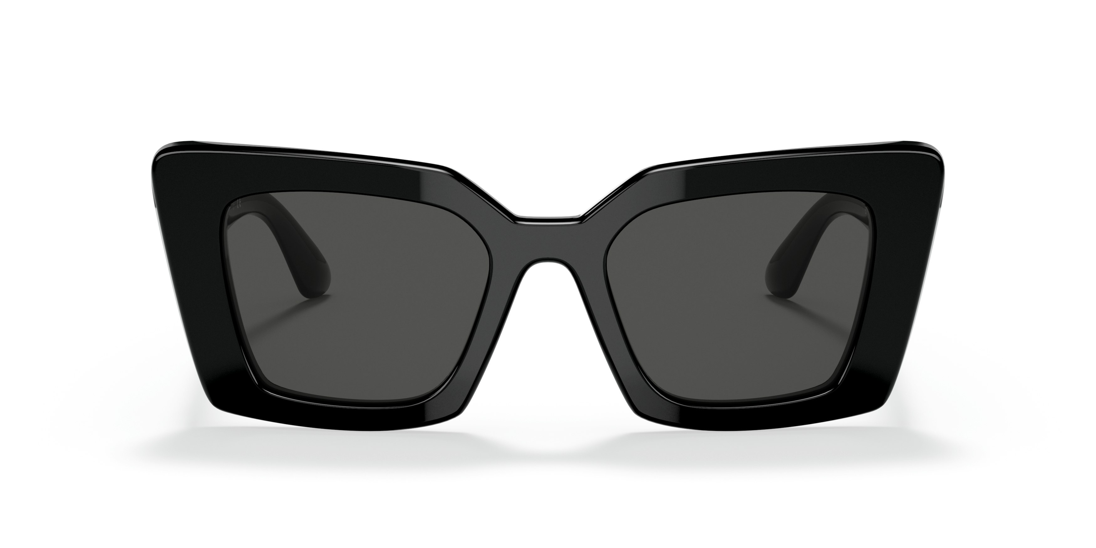 Monogram Motif Square Frame Sunglasses Burberry , Zwart , Dames