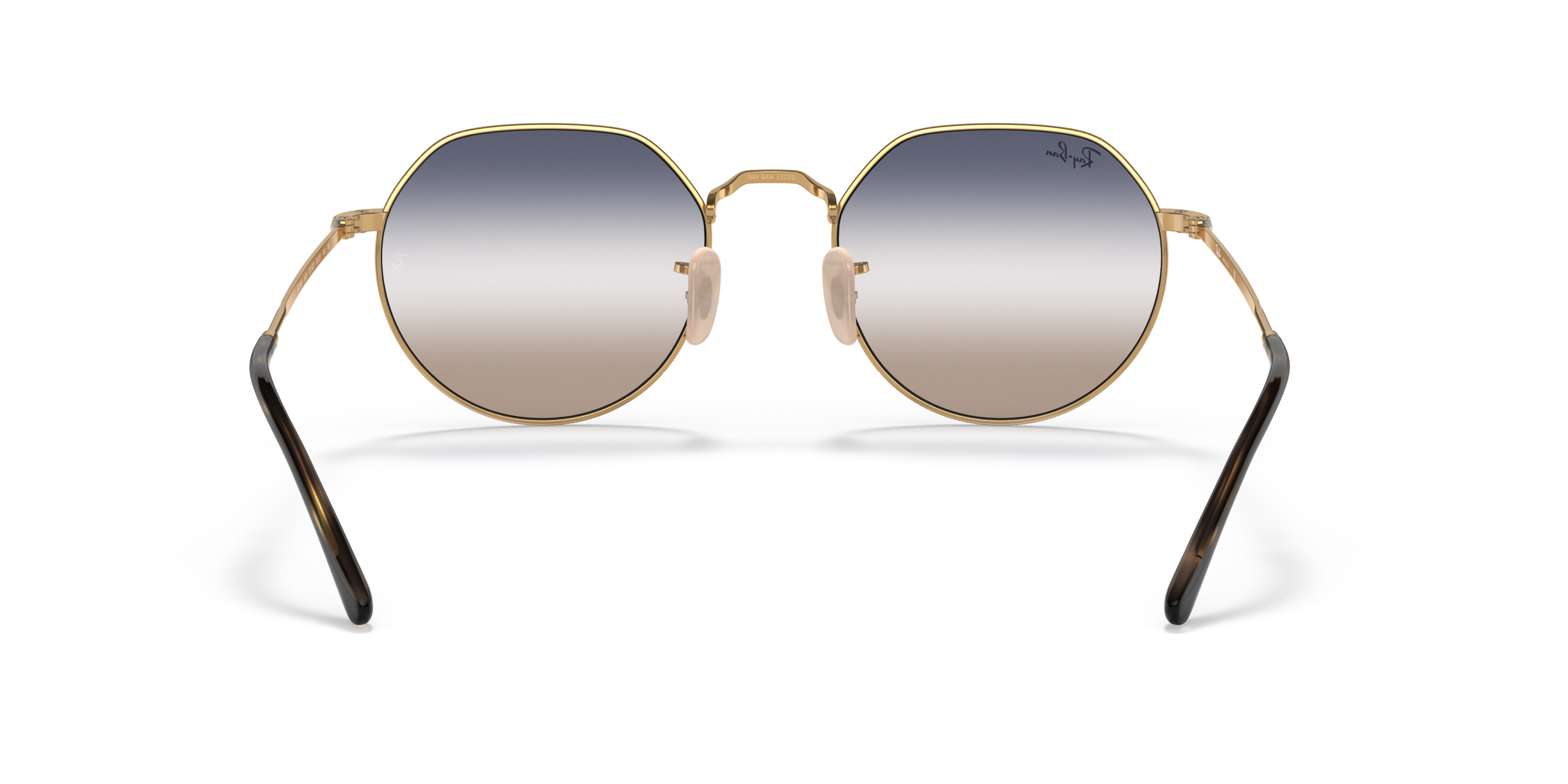 Detail02 Ray-Ban Jack RB3565 (3565) Sunglasses Blue / Gold