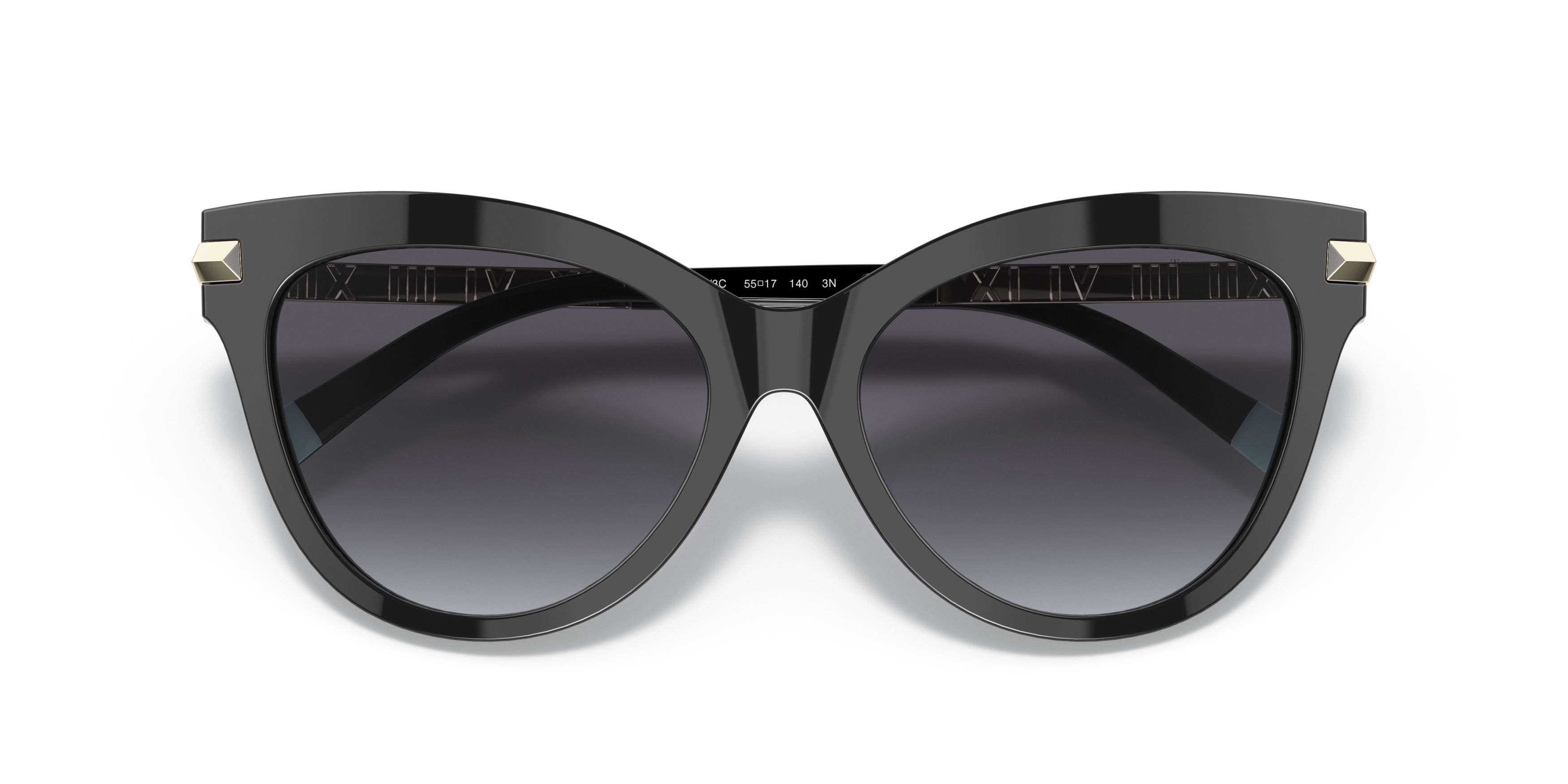 Folded Tiffany & Co TF 4182 Sunglasses Grey / Black