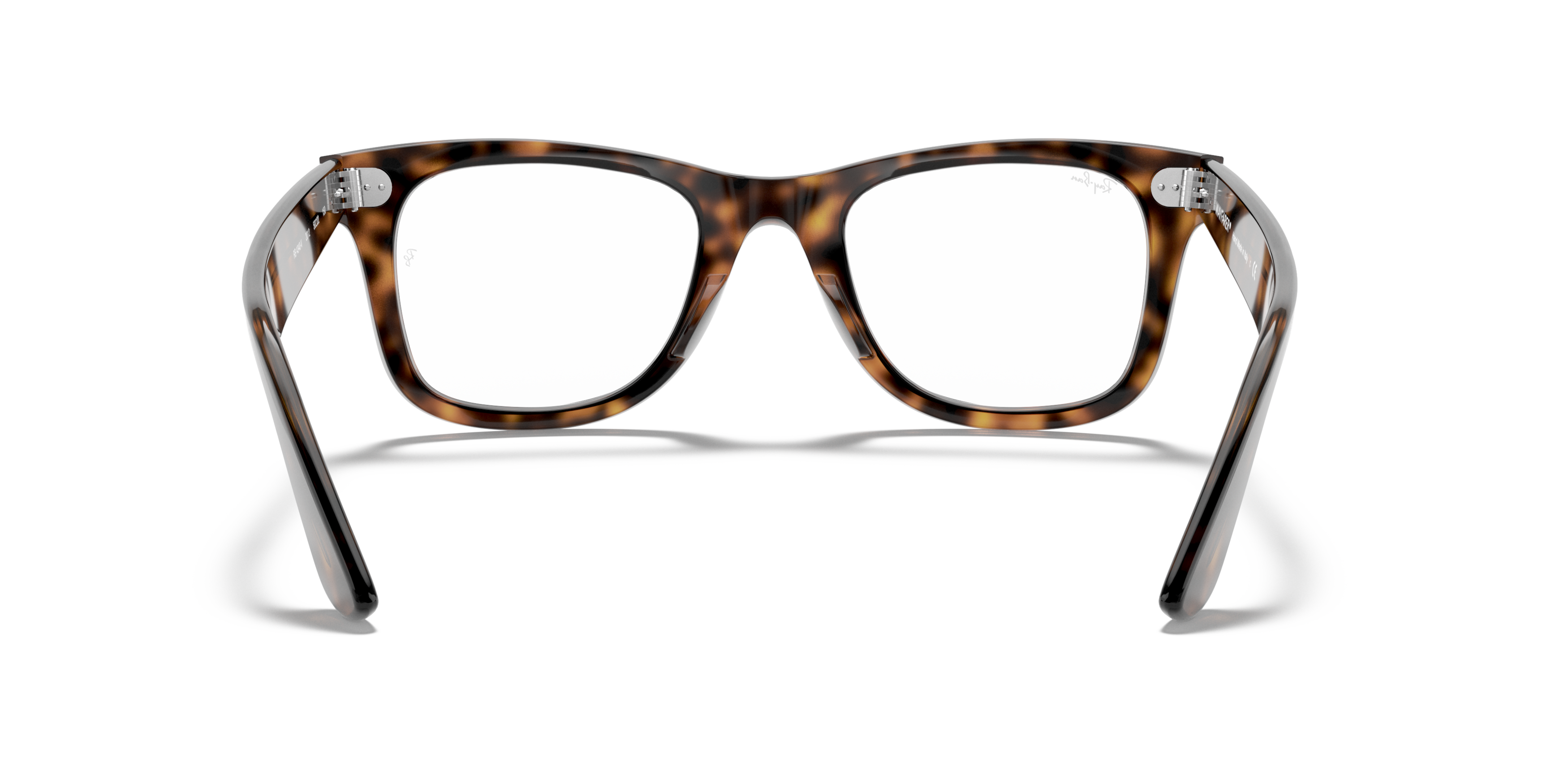 Detail02 Ray-Ban Wayfarer Ease RX 4340V (2012) Glasses Transparent / Havana