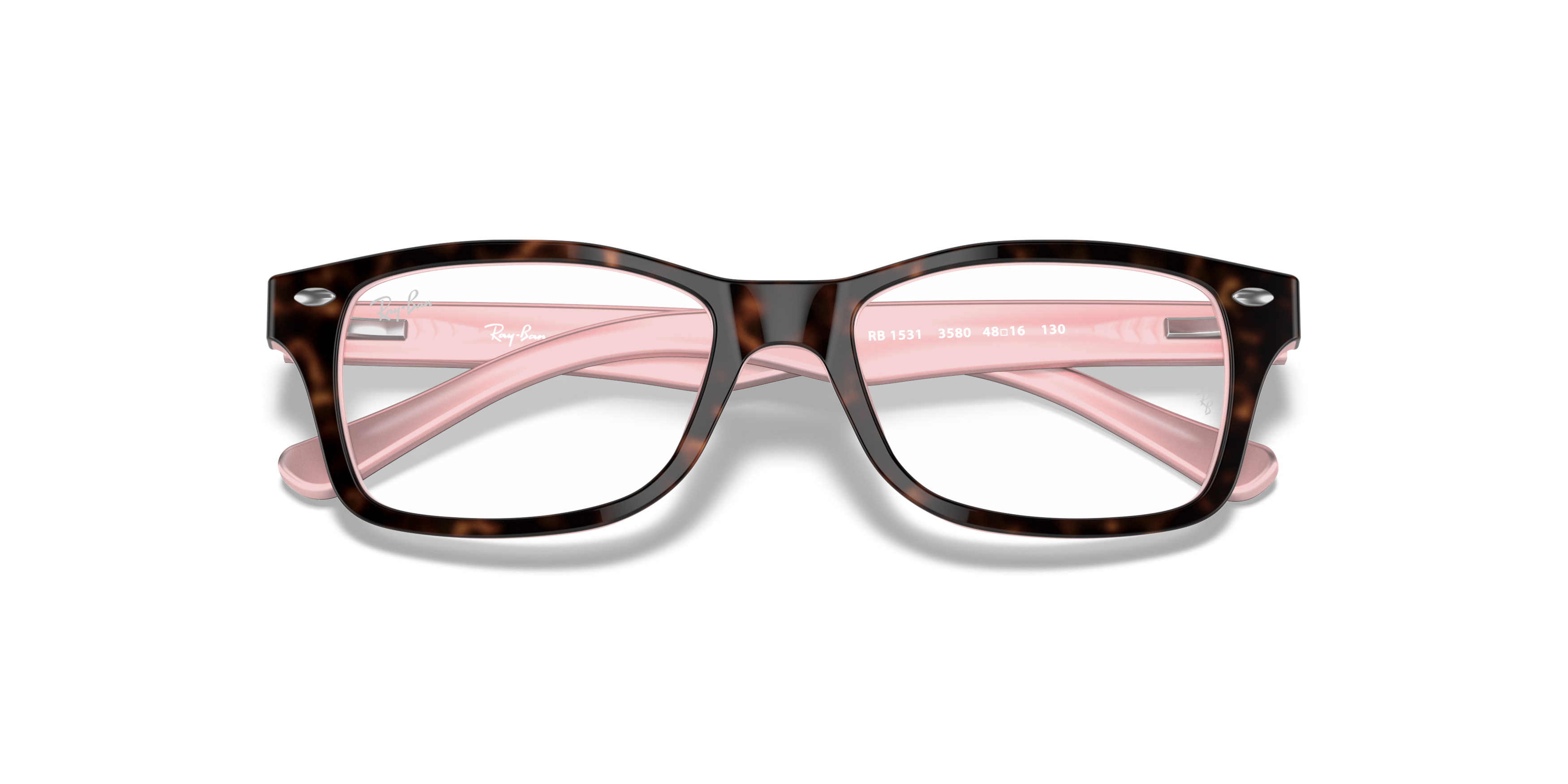 Folded RAY-BAN RY1531 3580 Ecaille, Rose