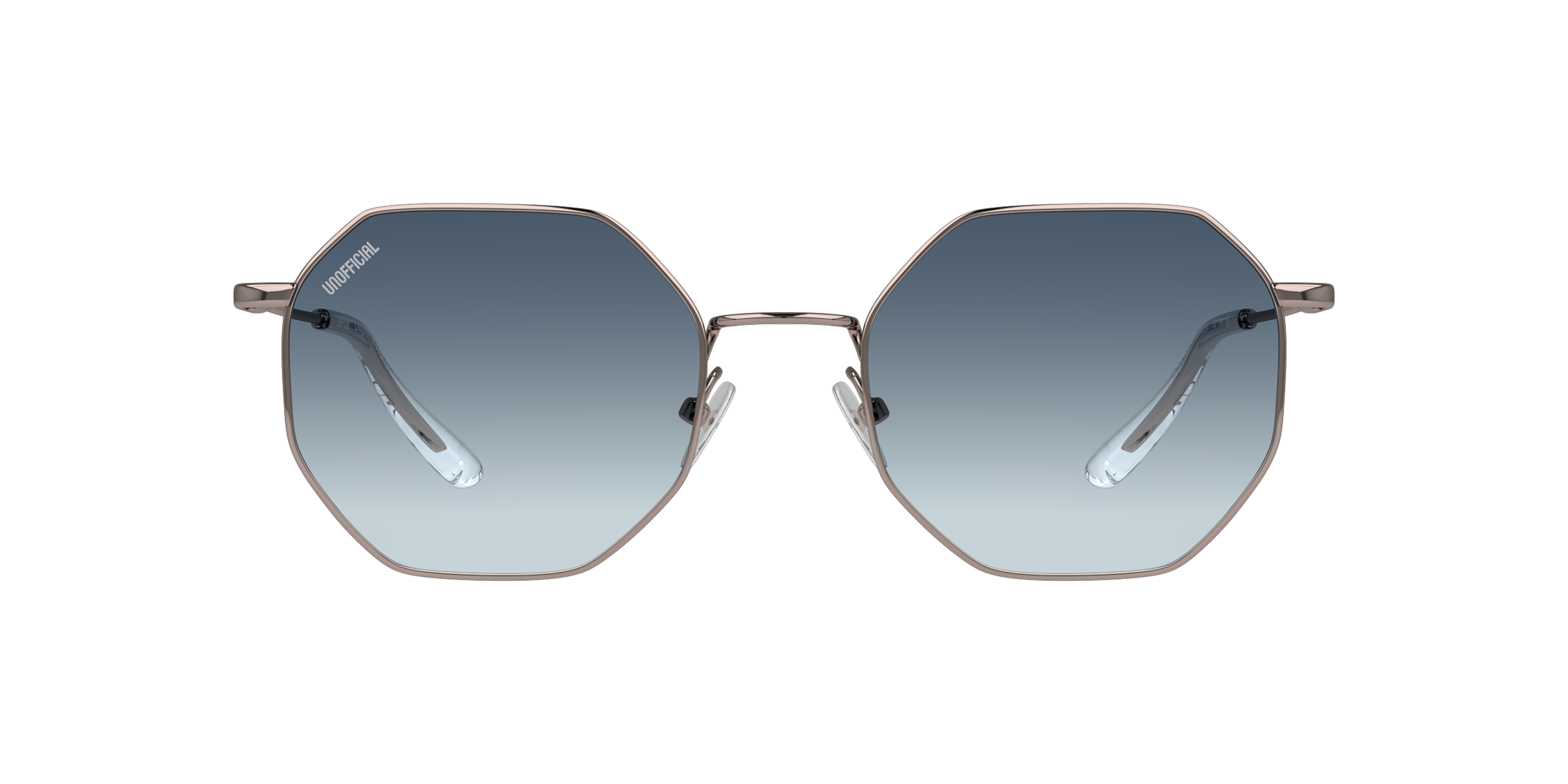 Front Unofficial UNSU0075 (GGC0) Sunglasses Blue / Grey
