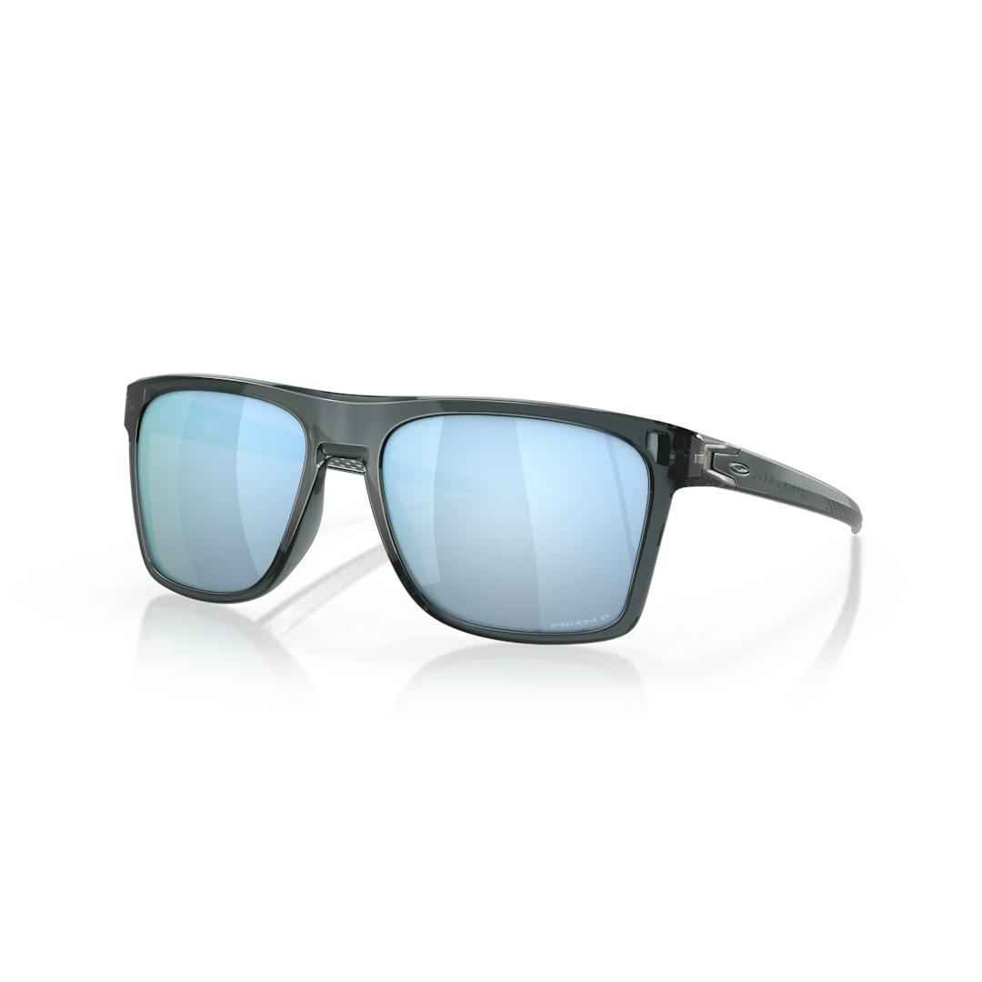 Oakley OO9100 Lunettes de Soleil Homme - Rectangle Cristal Noir - Verres Polarisés - Possibilité de