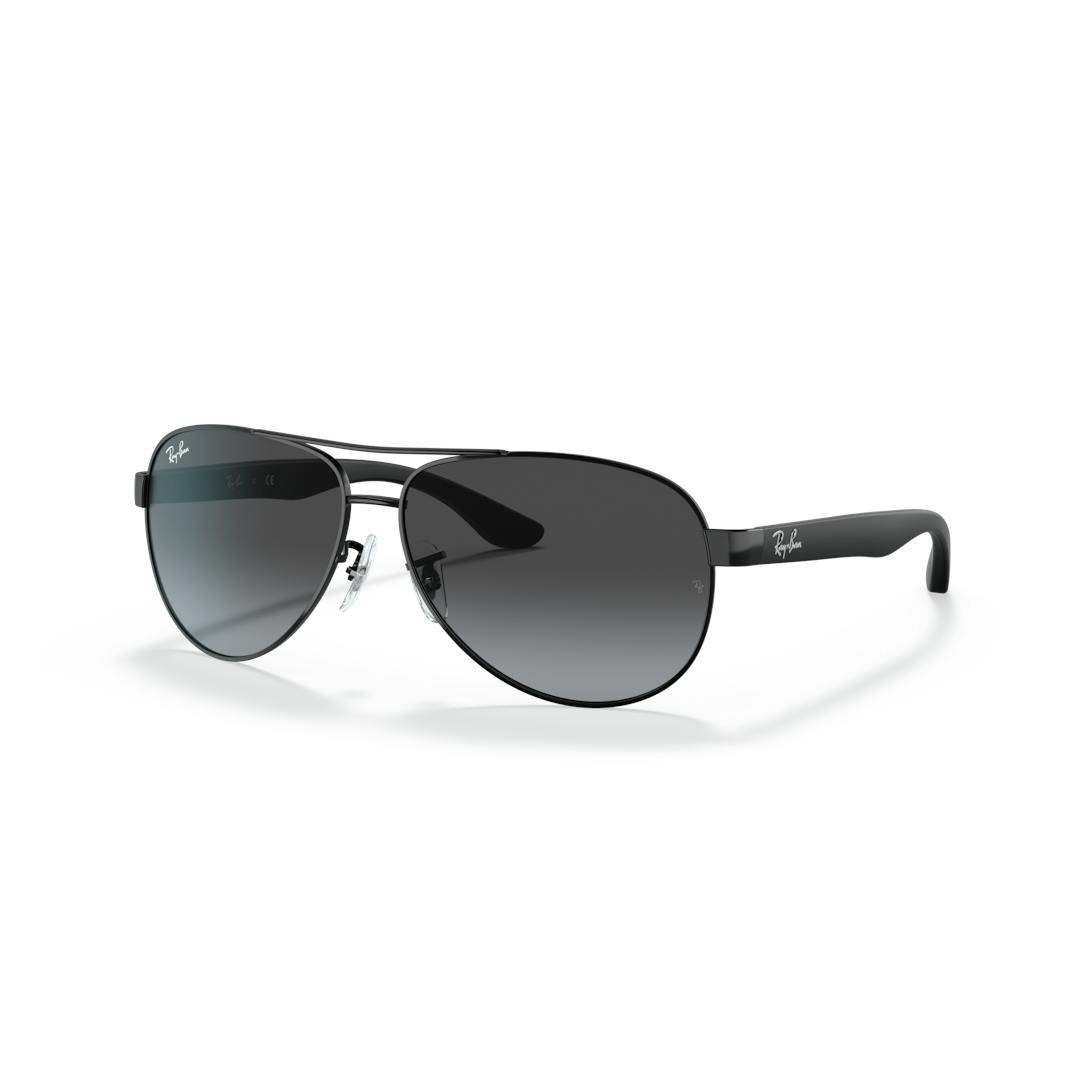 Ray-Ban Aviator RB3457 Lunettes de Soleil Homme - Pilote Noir - Possibilité de verres correcteurs -