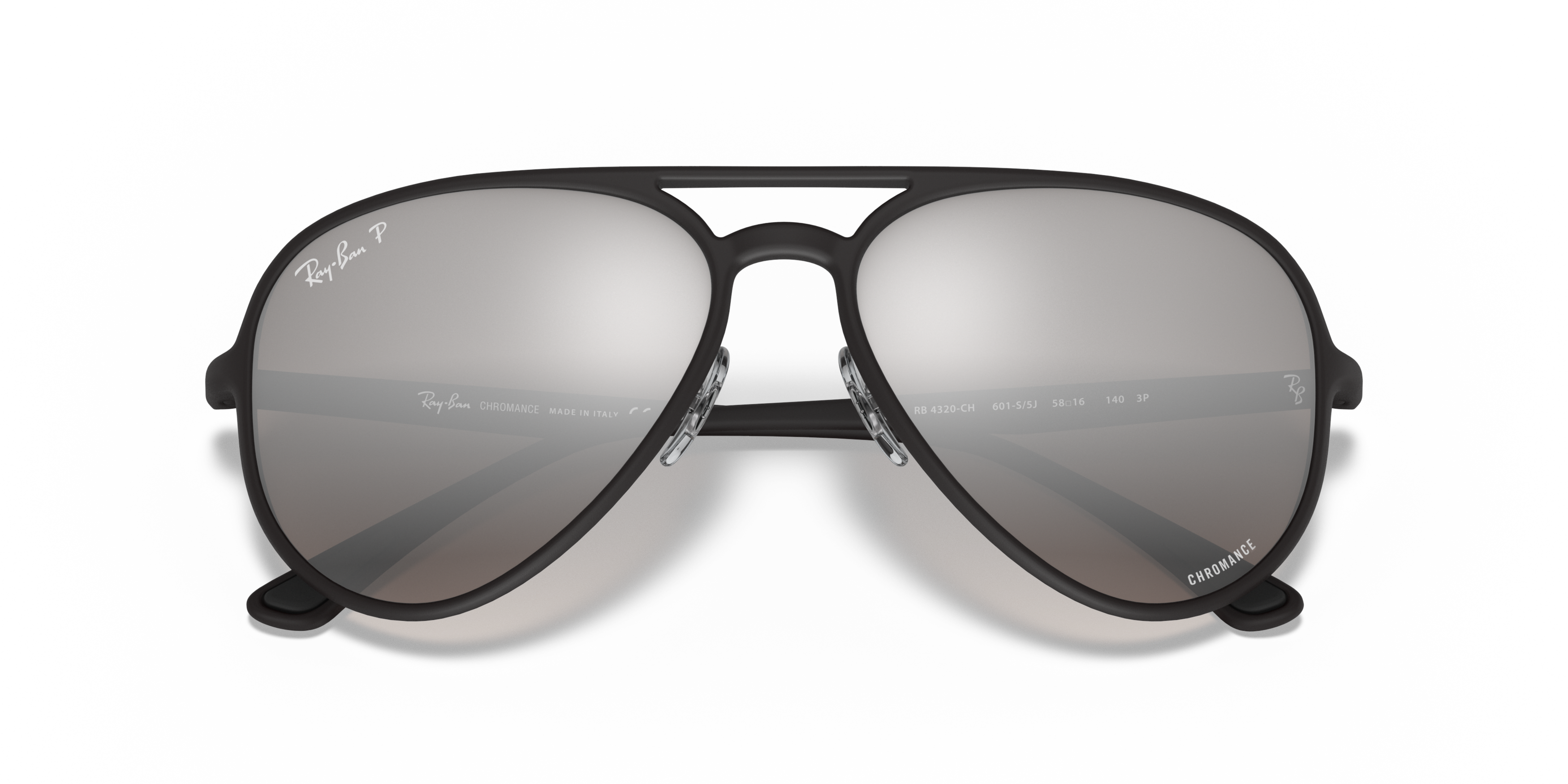 Folded Ray-Ban RB 4320CH (601S5J) Sunglasses Grey / Black