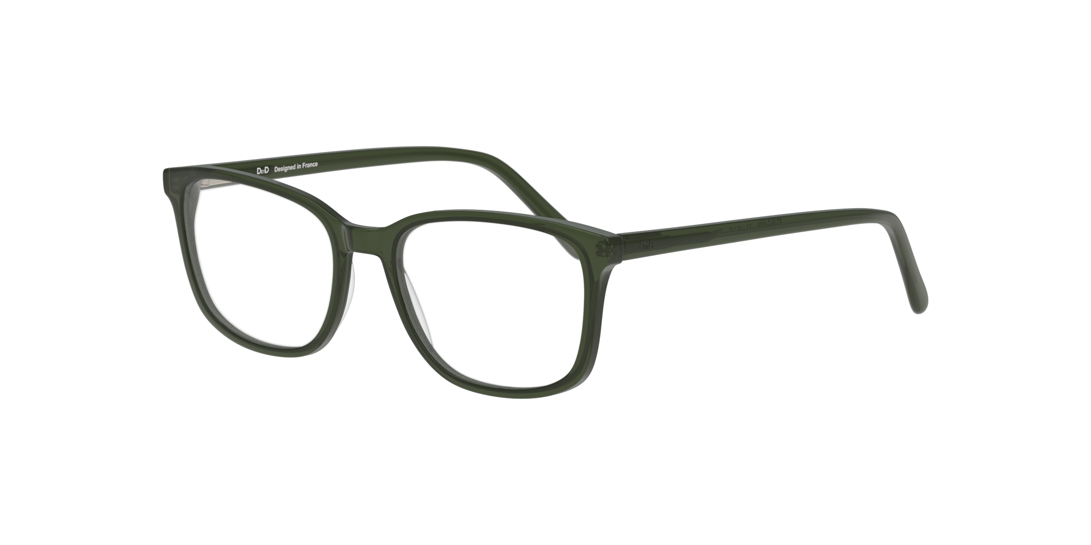 Angle_Left01 DbyD Essentials DB KU01 Glasses Transparent / Green