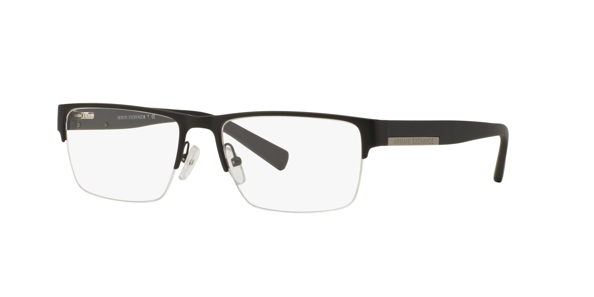 Angle_Left01 Armani Exchange AX 1018 Glasses Transparent / Black