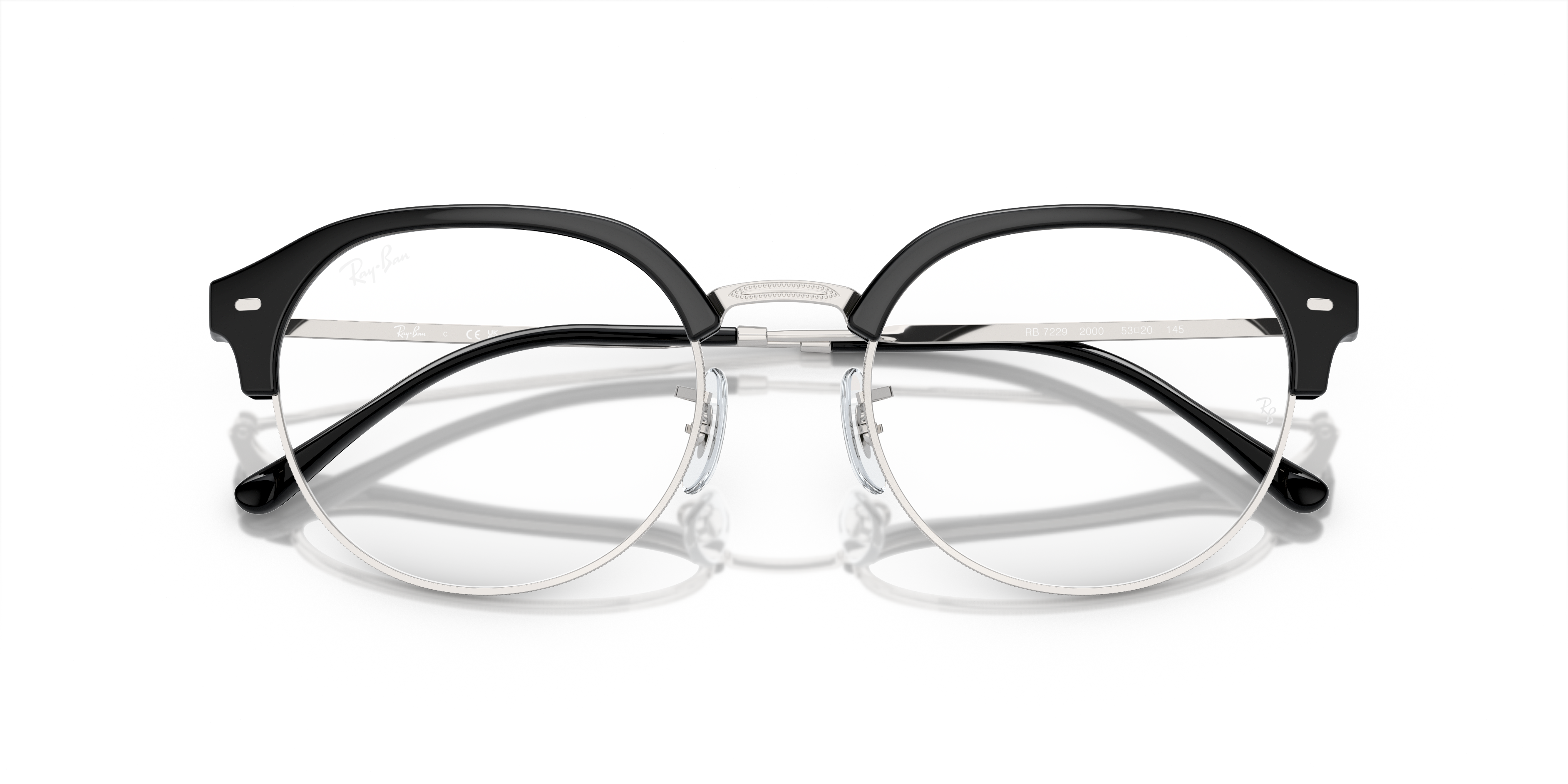 Folded Ray-Ban RX 7229 Glasses Transparent / Tortoise Shell