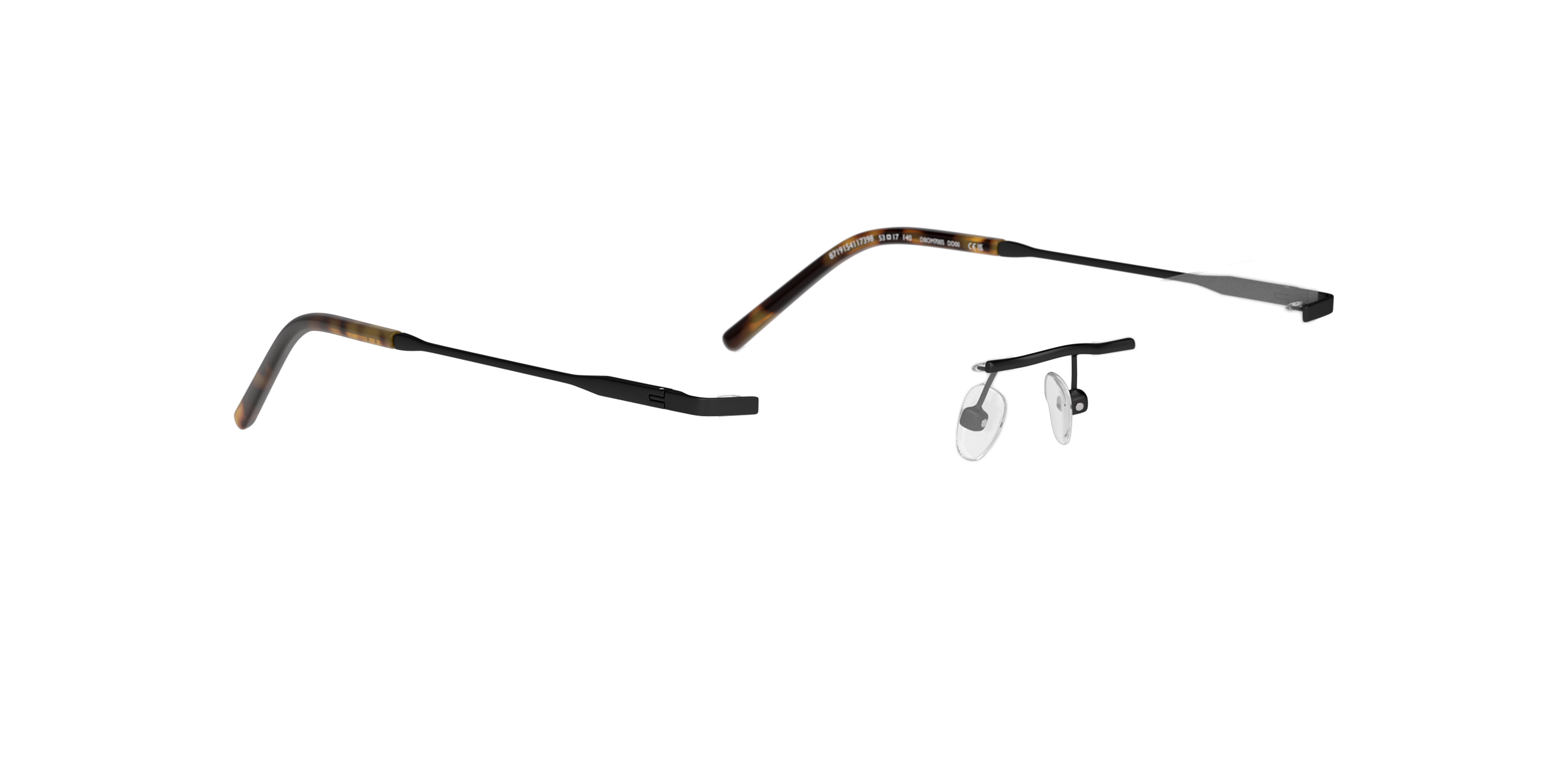 Angle_Right01 DbyD DB OM7005 (CC00) Glasses Transparent / Navy