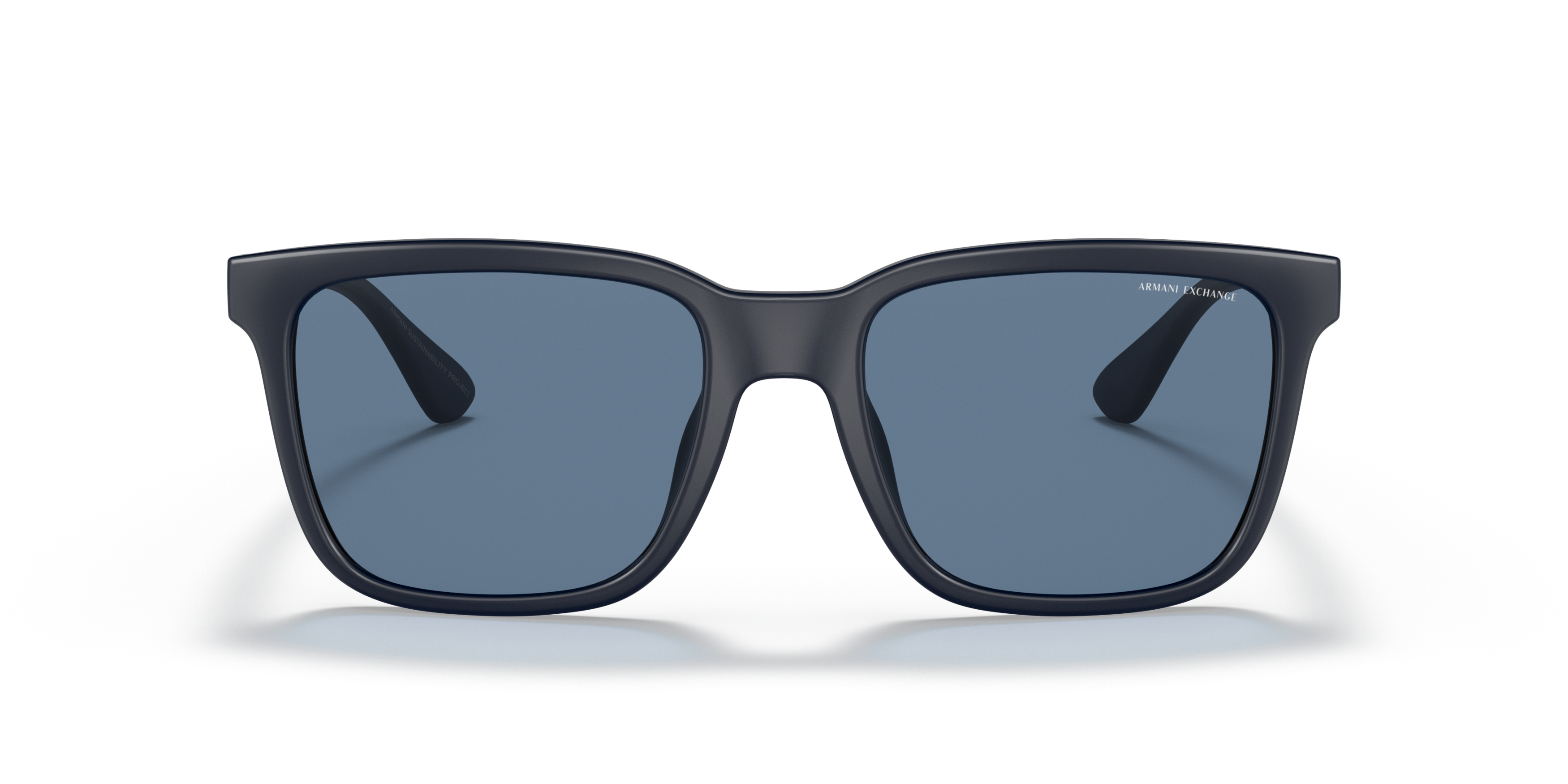 Front Armani Exchange AX 4112SU Sunglasses Blue / Blue