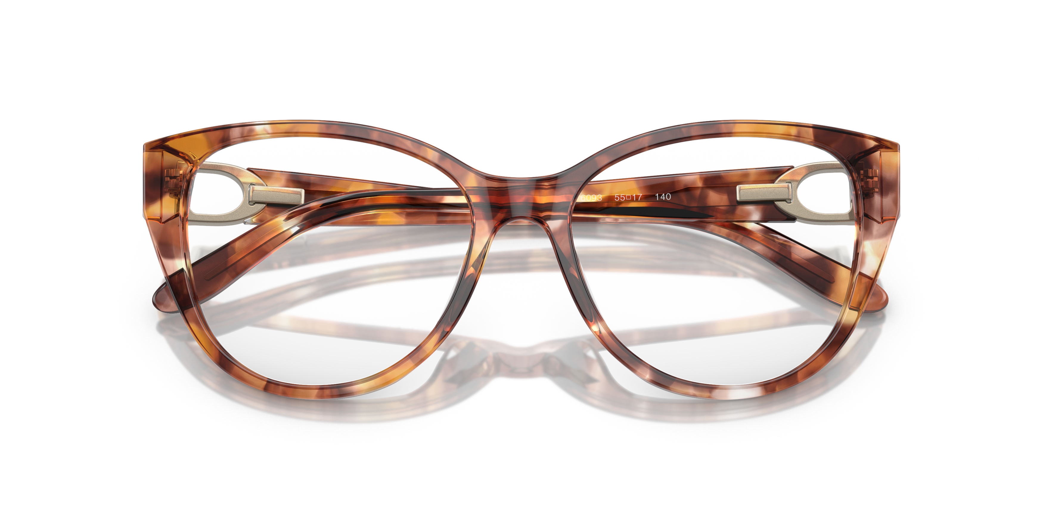 Folded Ralph Lauren RL 6234BU (6093) Glasses Transparent / Havana