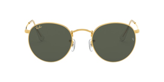 Ray-Ban Round Metal Legend Gold RB3447 919631 Groen / Goud