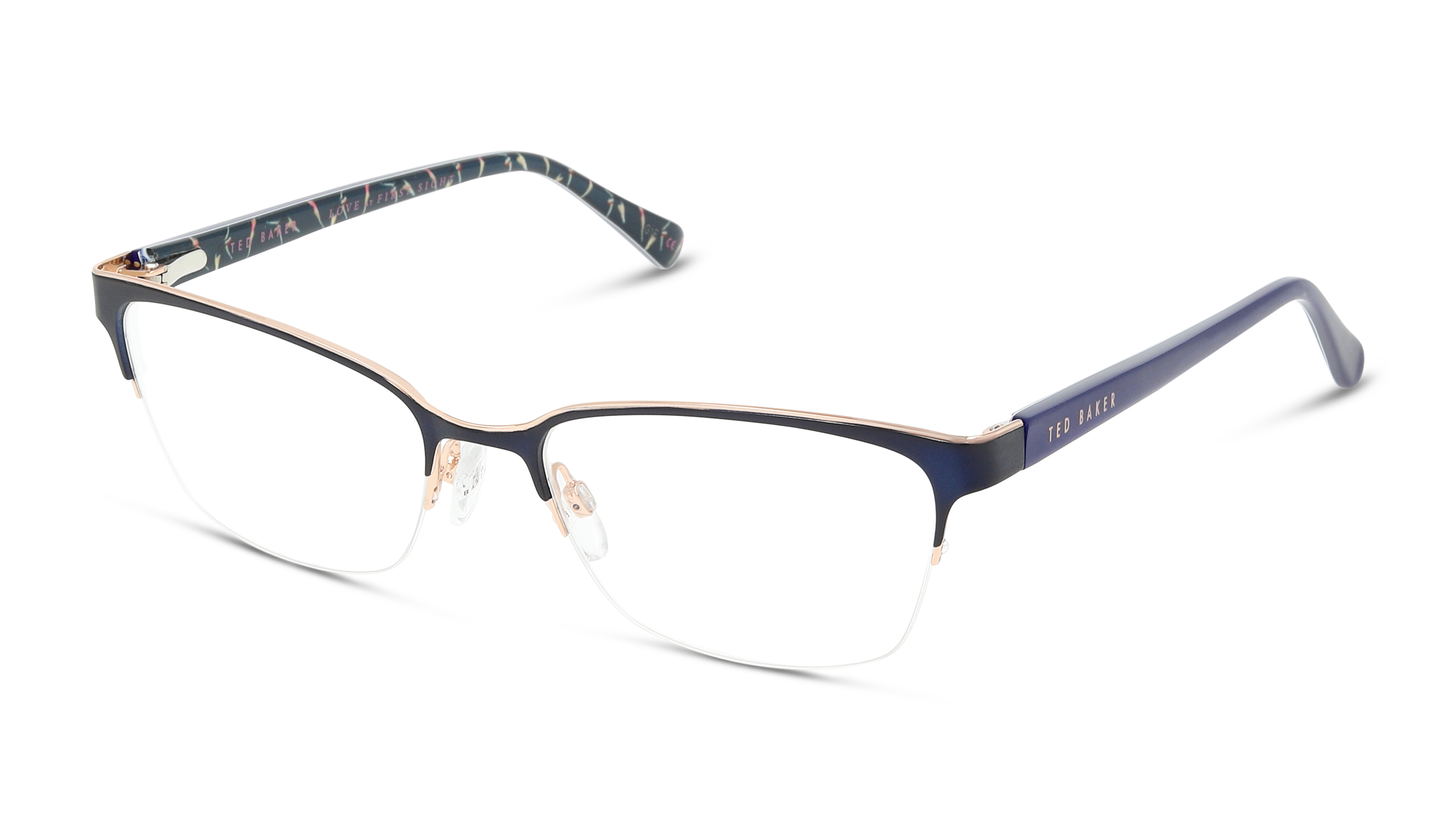 Angle_Left01 Ted Baker Yarn TB 2258 (689) Glasses Transparent / Blue