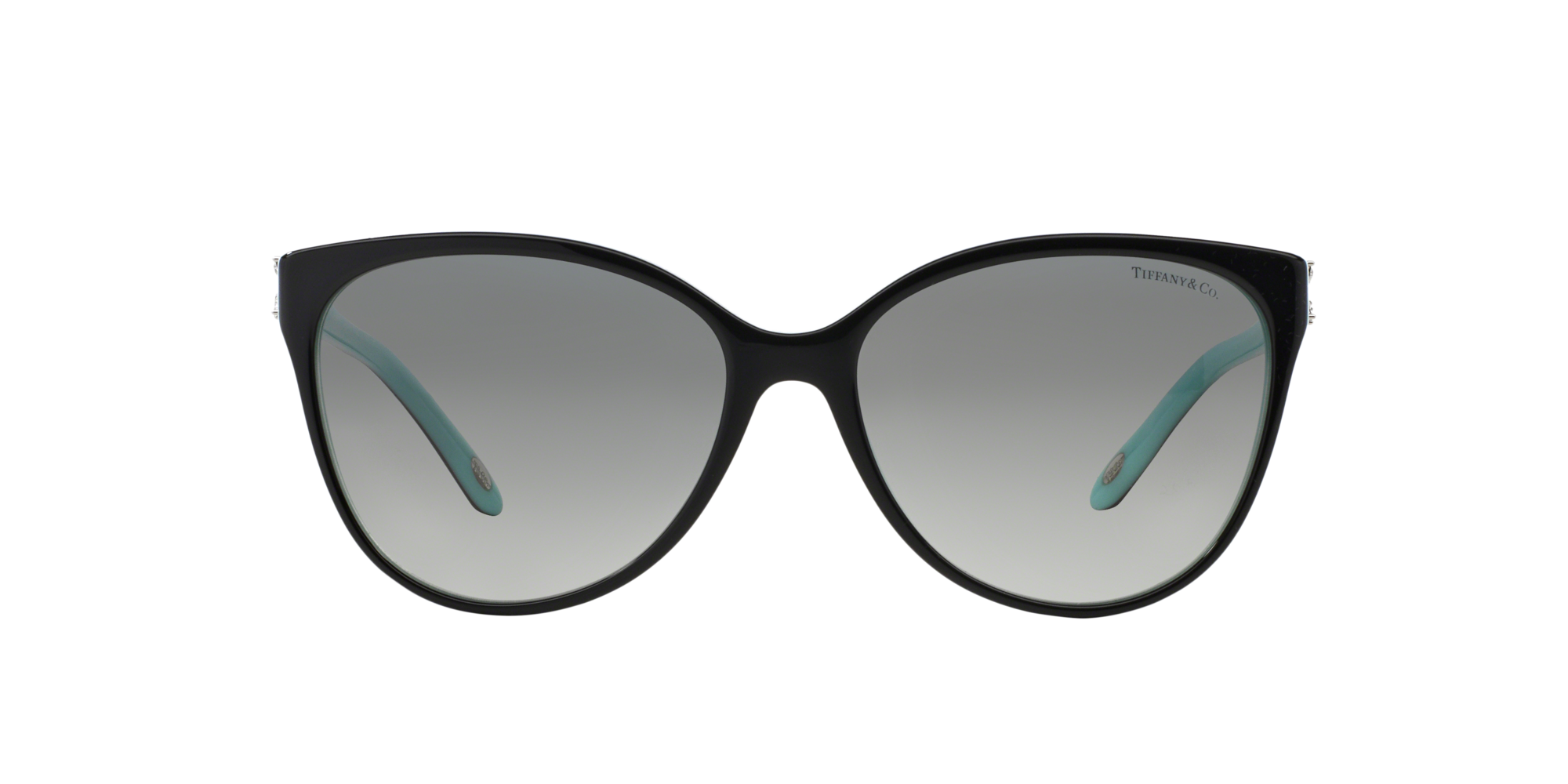 Front Tiffany & Co TF 4089B Sunglasses Grey / Black