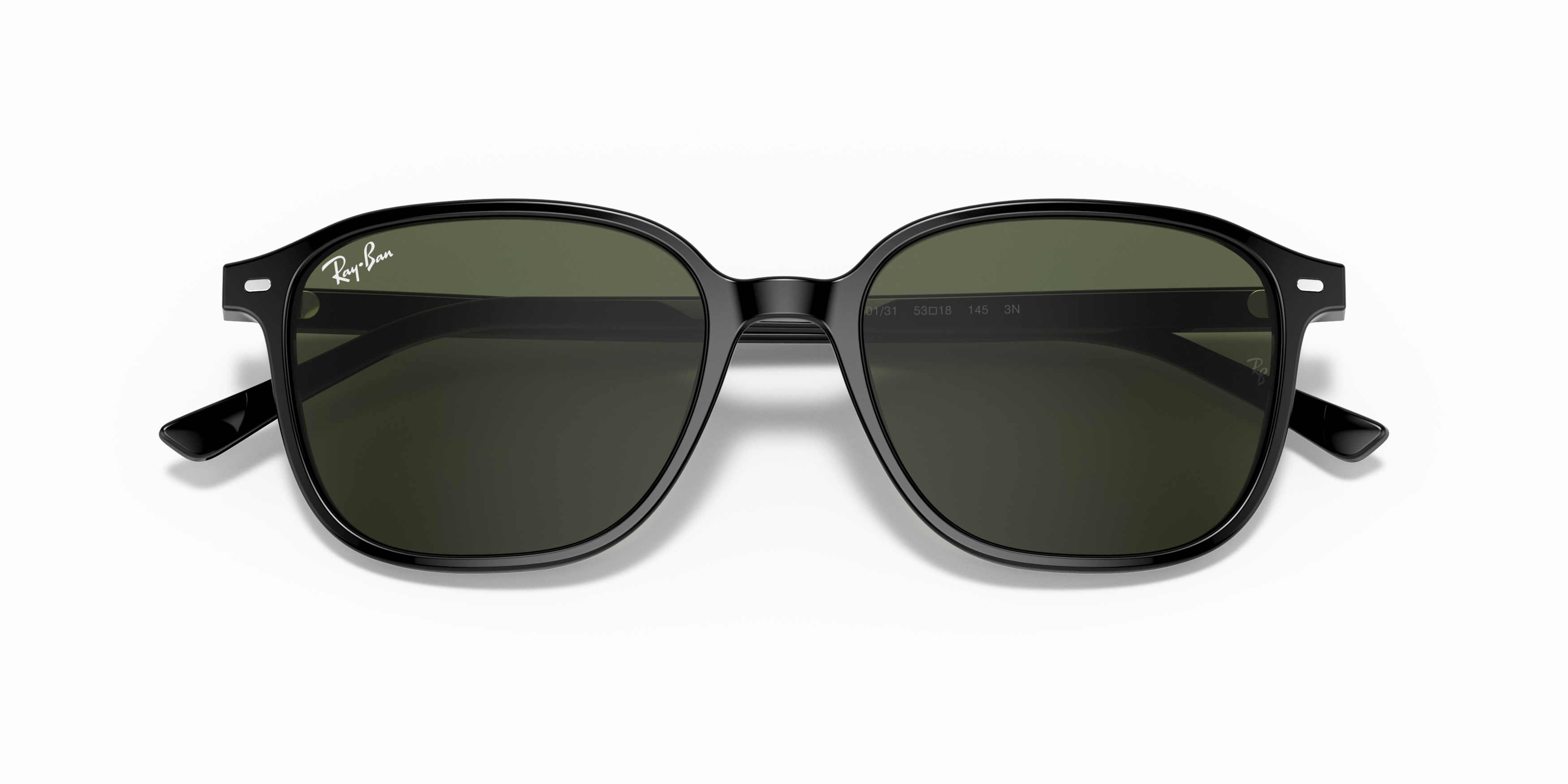 Folded Ray-Ban Leonard RB 2193 Sunglasses Green / Black