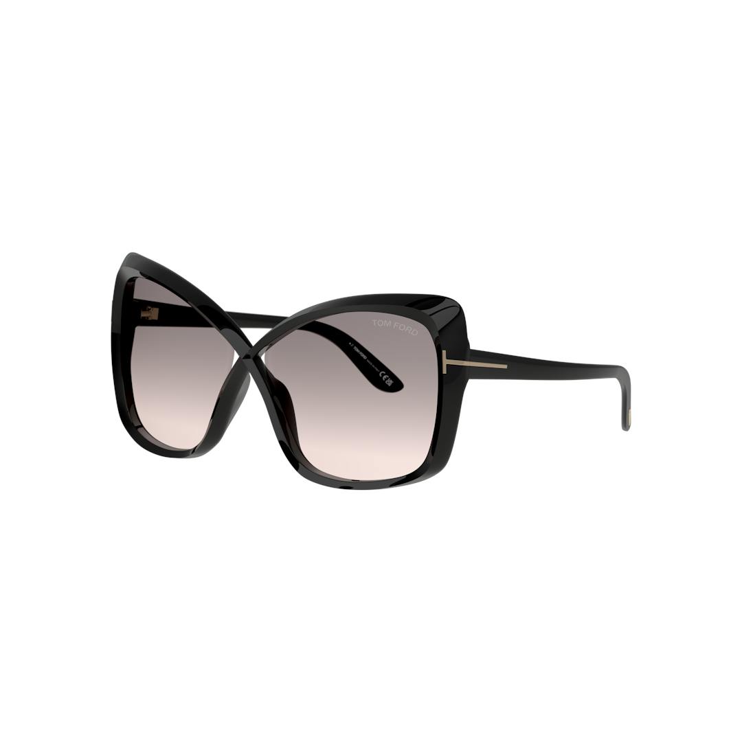 Tom Ford FT0943 Lunettes de Soleil Femme - Hexagonale Noir - Possibilité de verres correcteurs - Ada