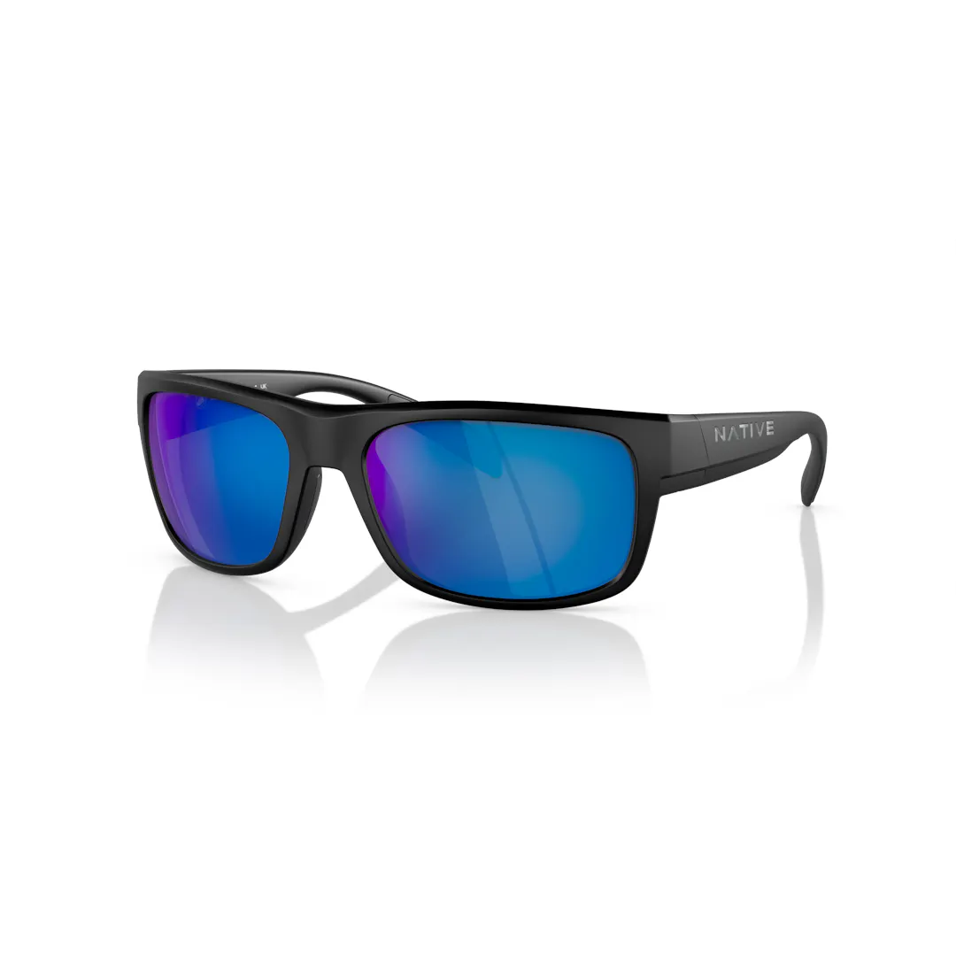 Native XD9003 Lunettes de Soleil Homme - Rectangle Noir - Verres Polarisés Native XD9003 Lunettes de Soleil Homme - Rectangle Noir - Verres Polarisés